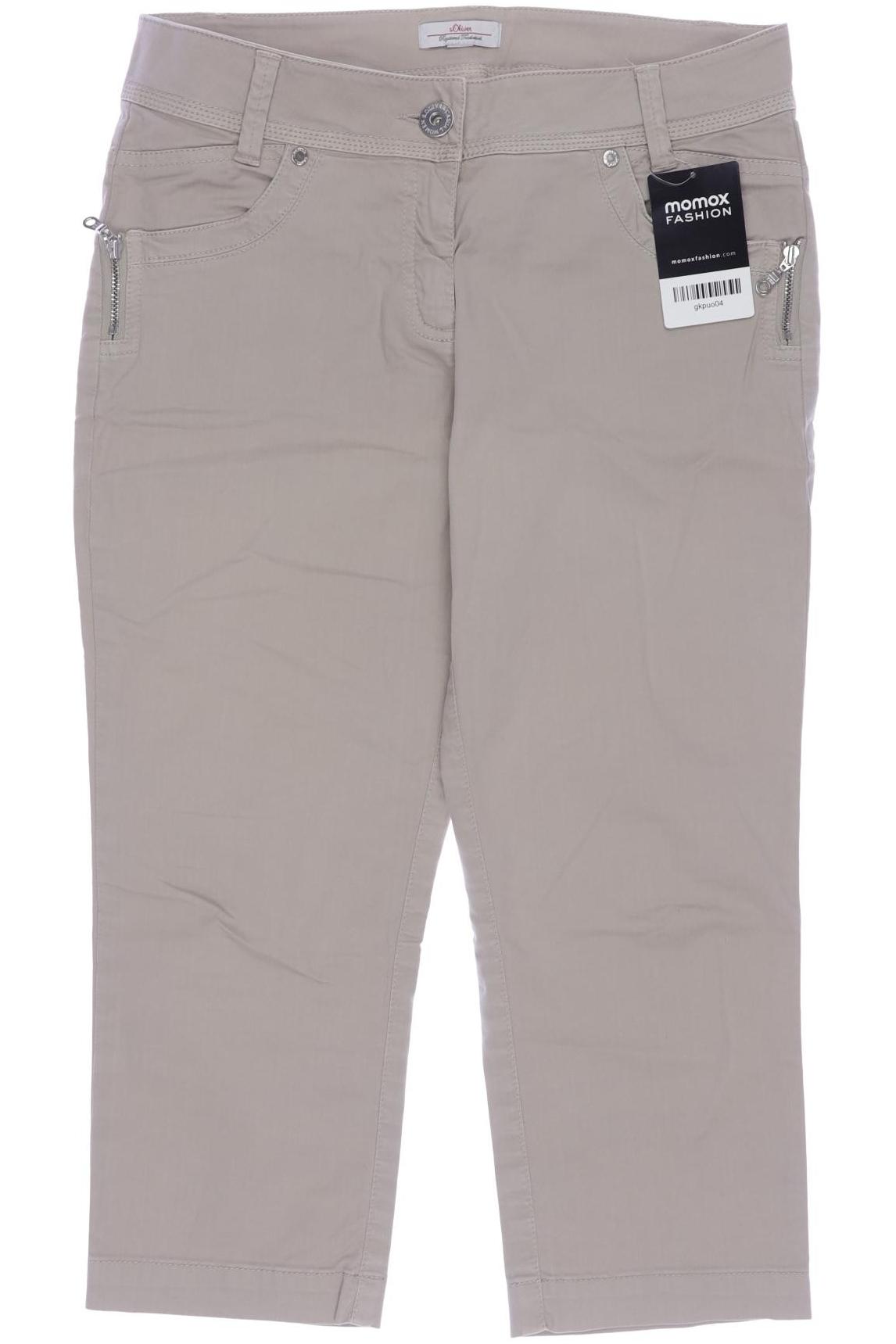 

s.Oliver Damen Stoffhose, beige, Gr. 34