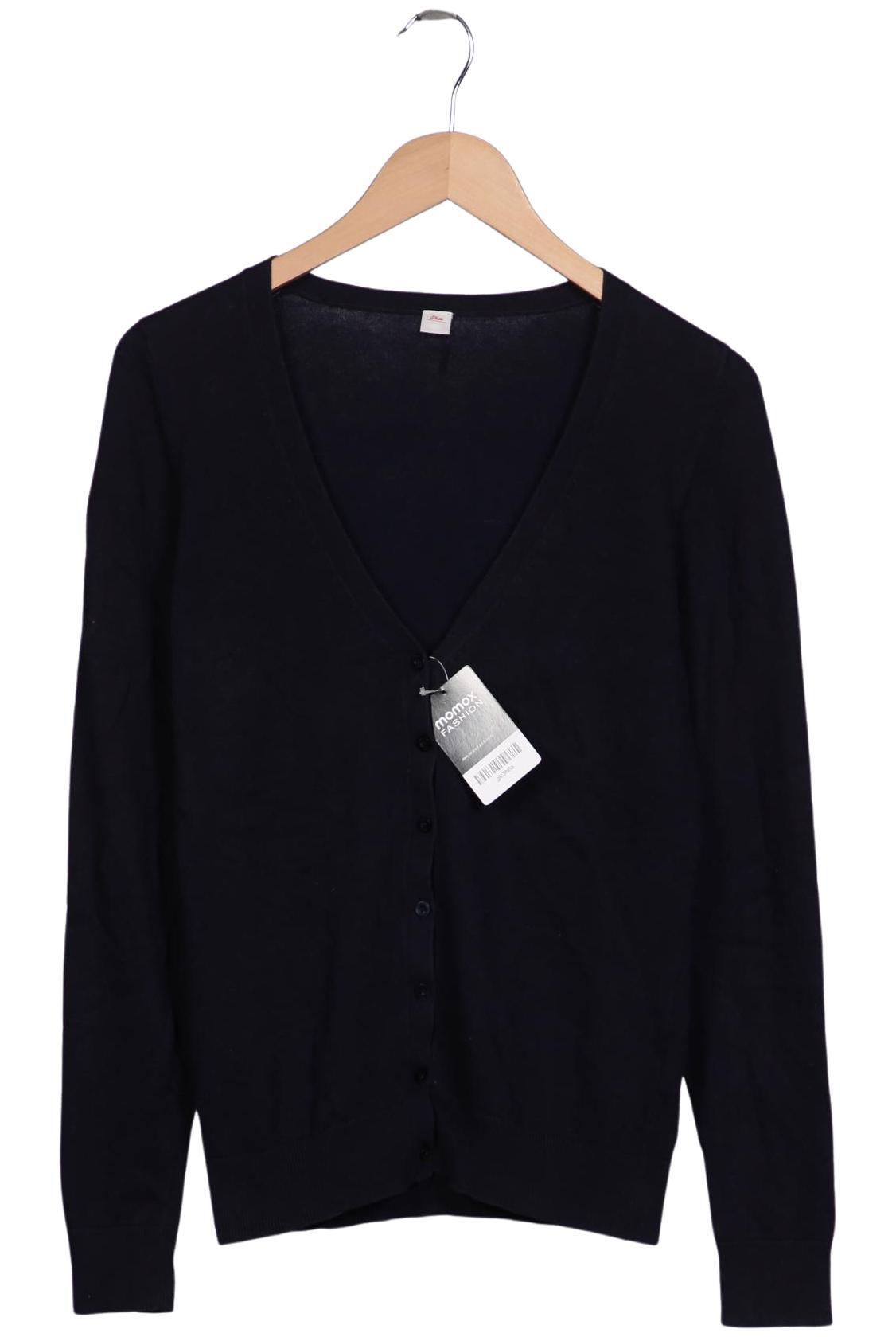 

s.Oliver Damen Strickjacke, marineblau, Gr. 36