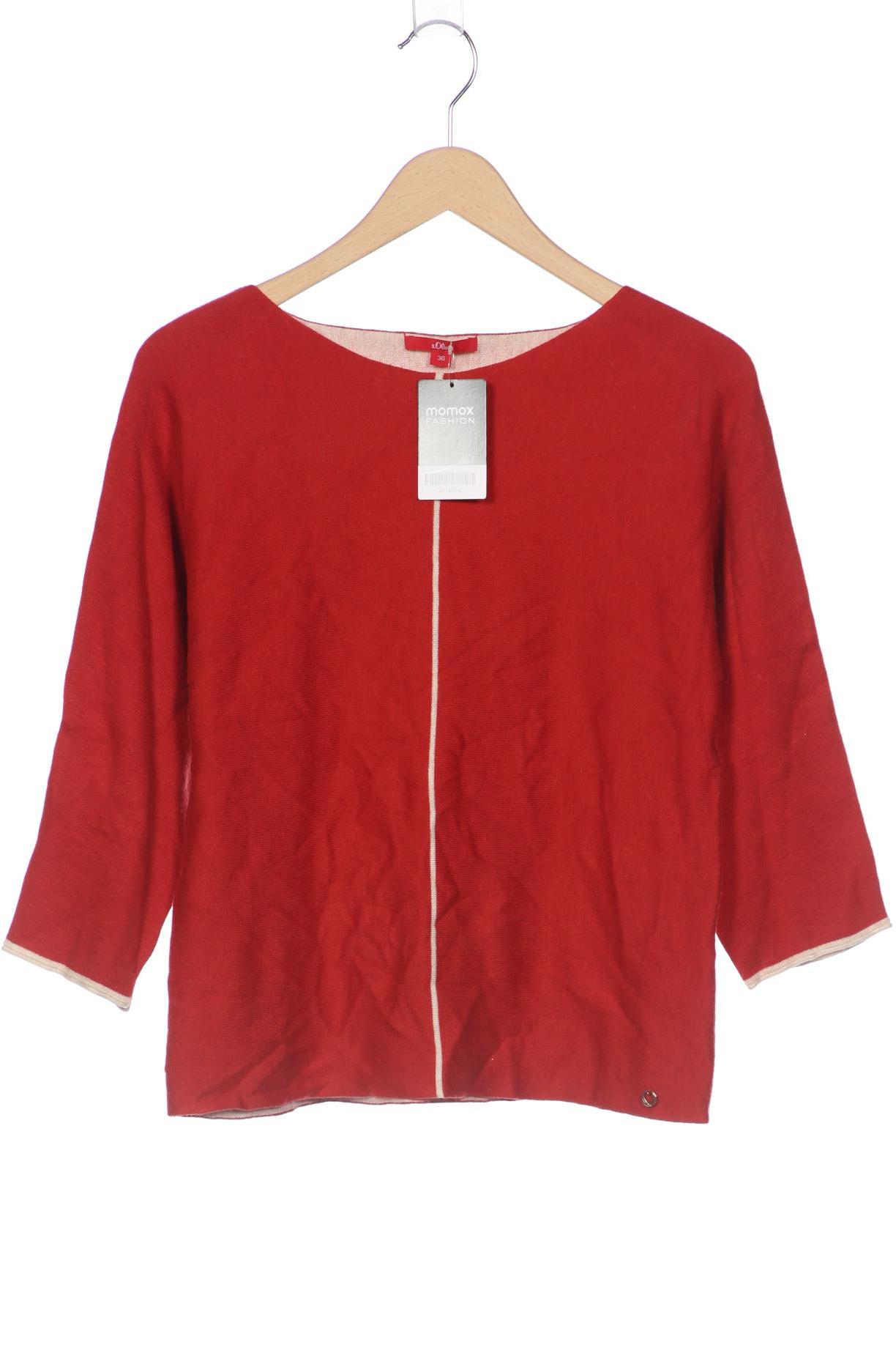

s.Oliver Damen Pullover, rot, Gr. 36