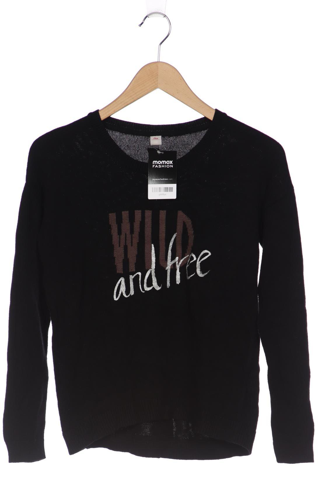 

s.Oliver Damen Pullover, schwarz