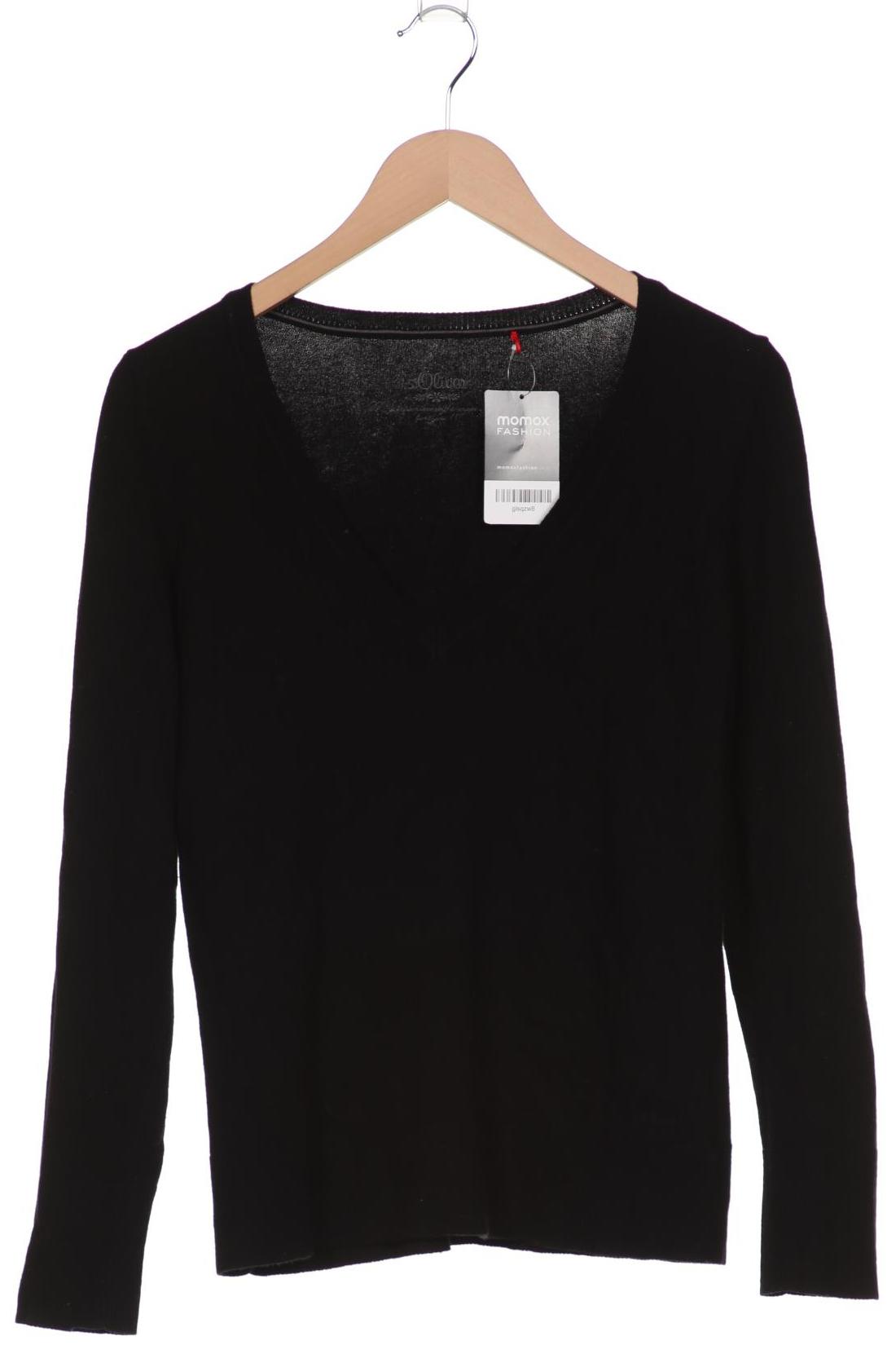 

s.Oliver Damen Pullover, schwarz