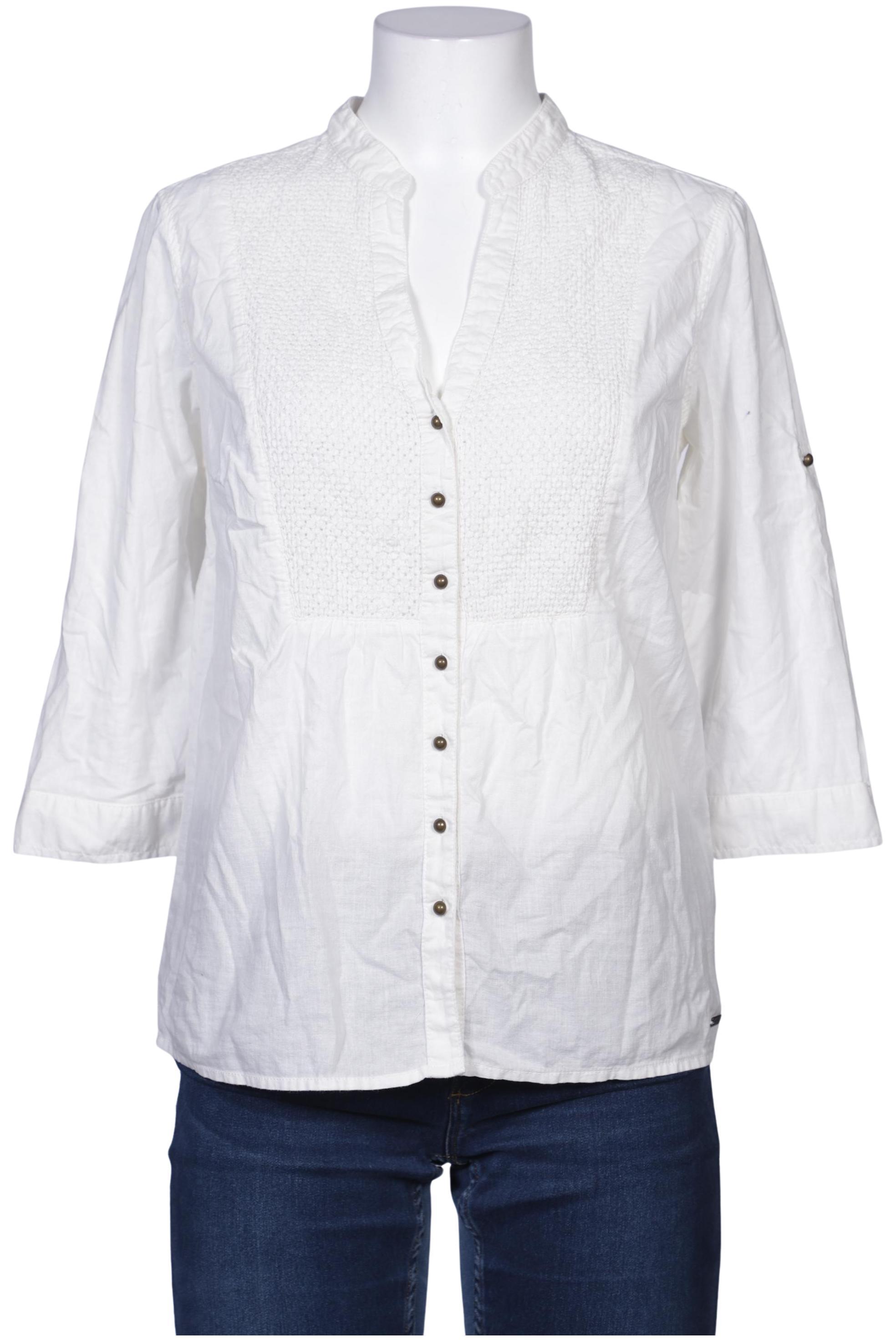 

s.Oliver Damen Bluse, cremeweiß, Gr. 38