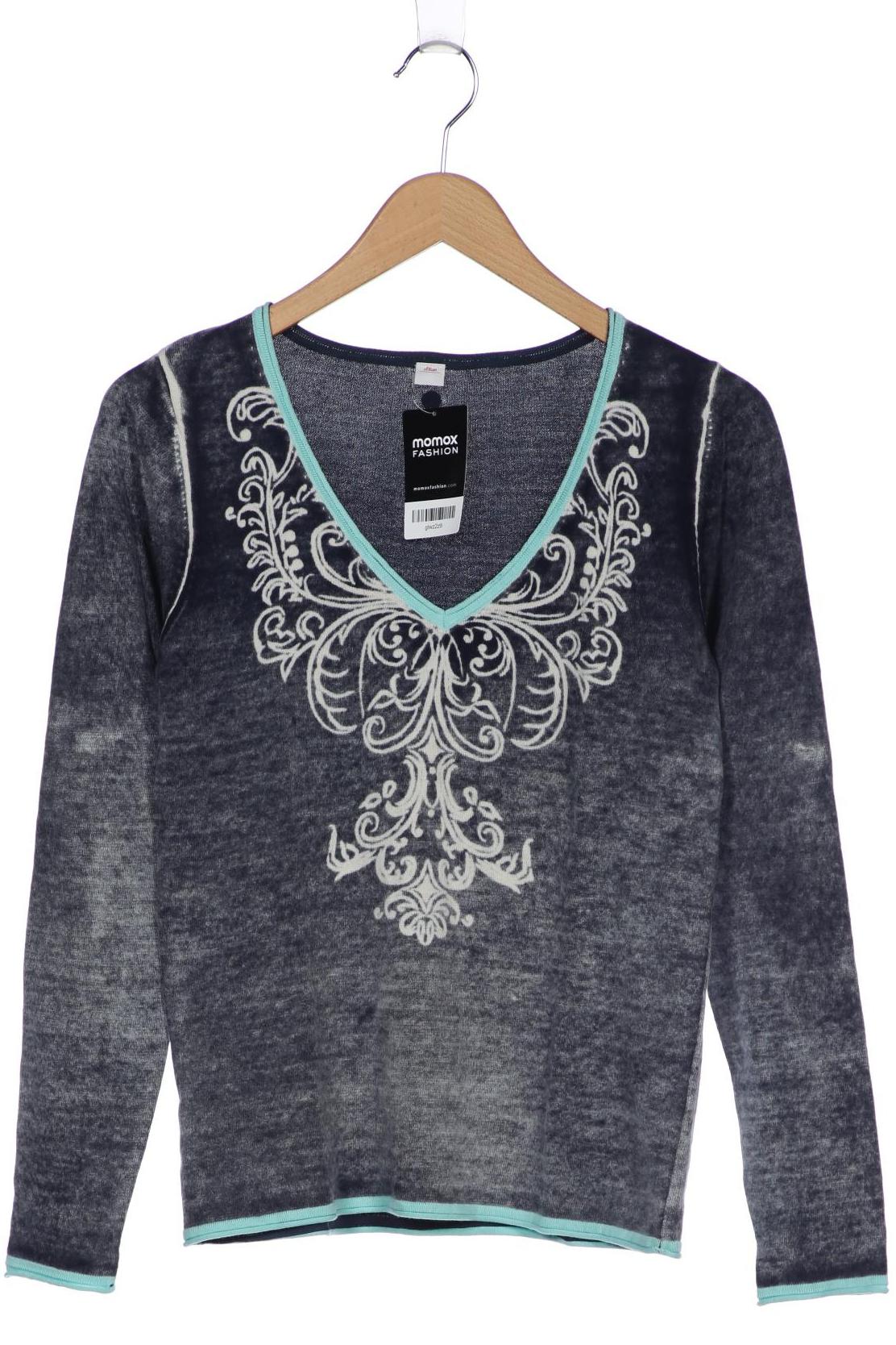 

s.Oliver Damen Pullover, marineblau