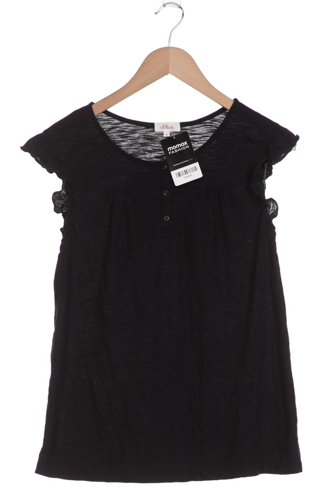 

s.Oliver Damen T-Shirt, schwarz, Gr. 40