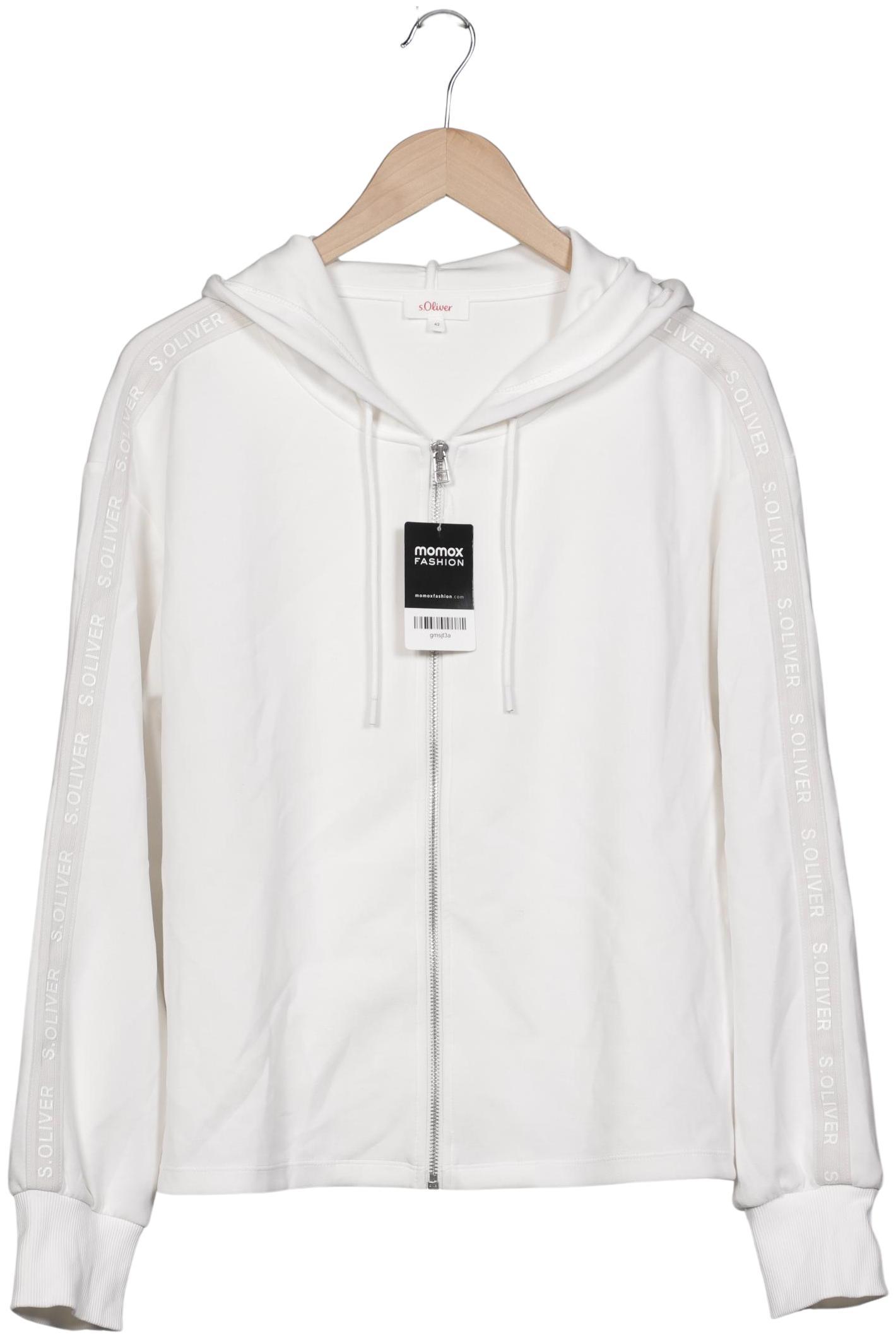 

s.Oliver Damen Kapuzenpullover, weiß, Gr. 42
