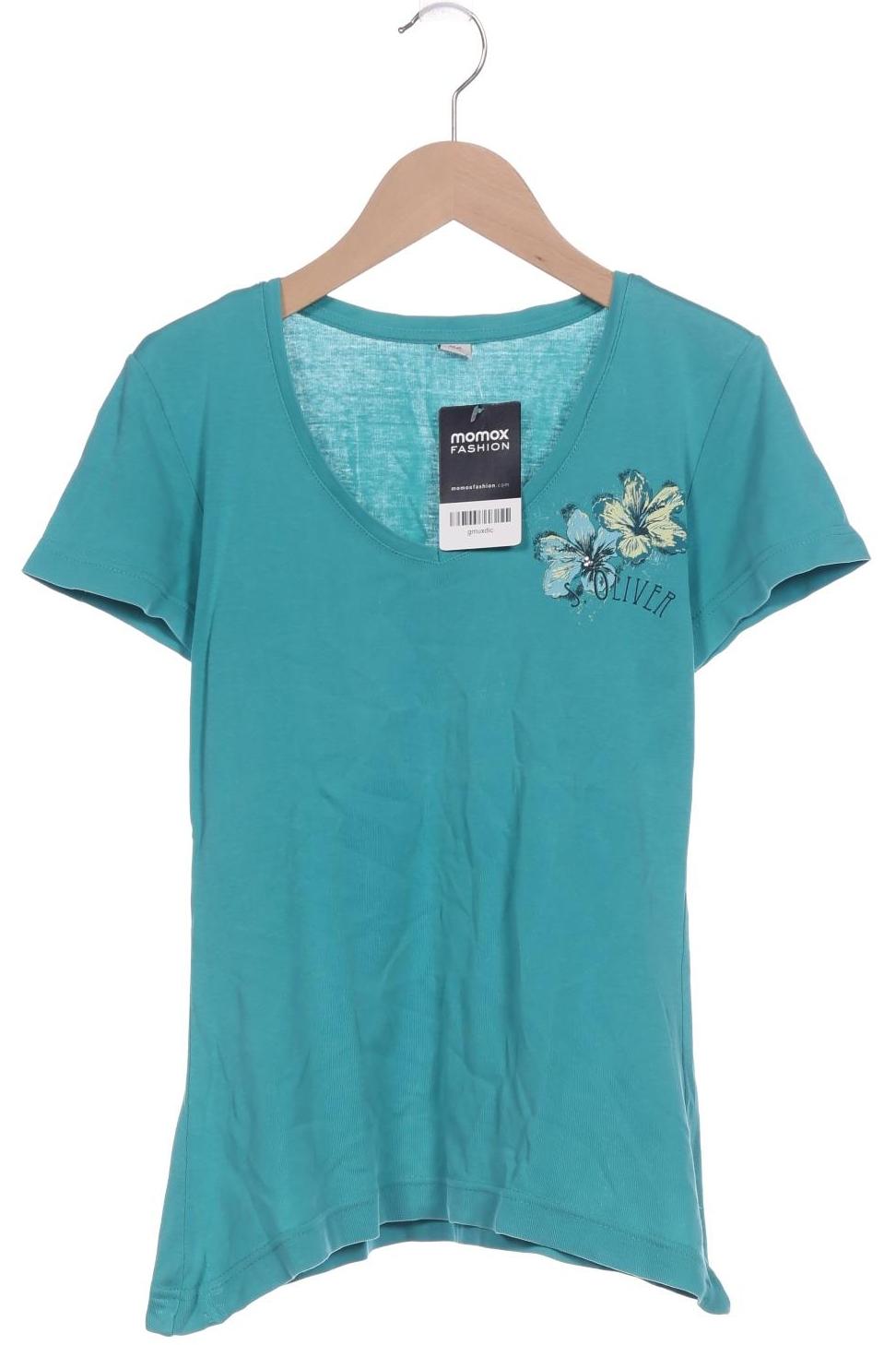 

s.Oliver Damen T-Shirt, türkis, Gr. 36