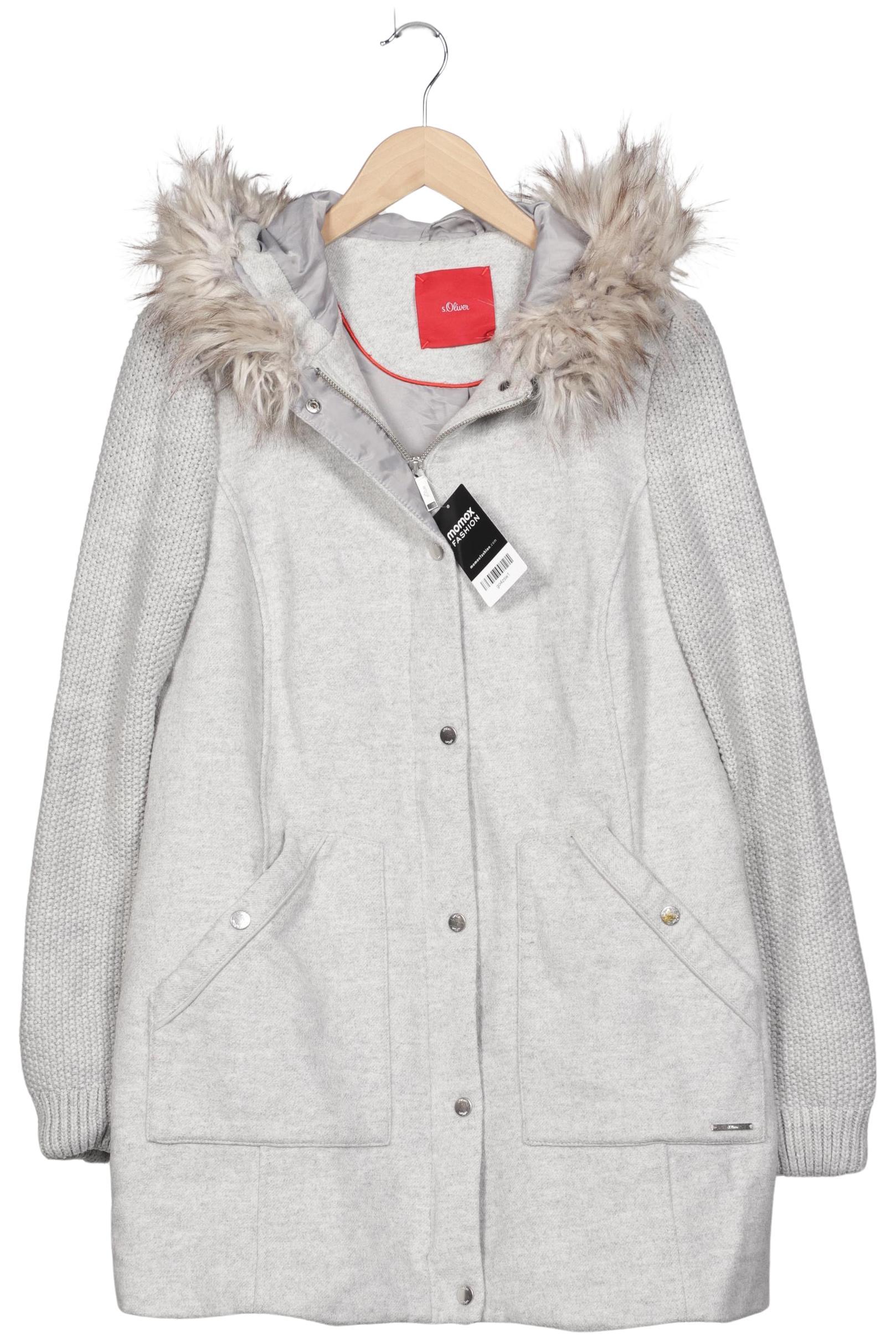 

s.Oliver Damen Mantel, grau, Gr. 44