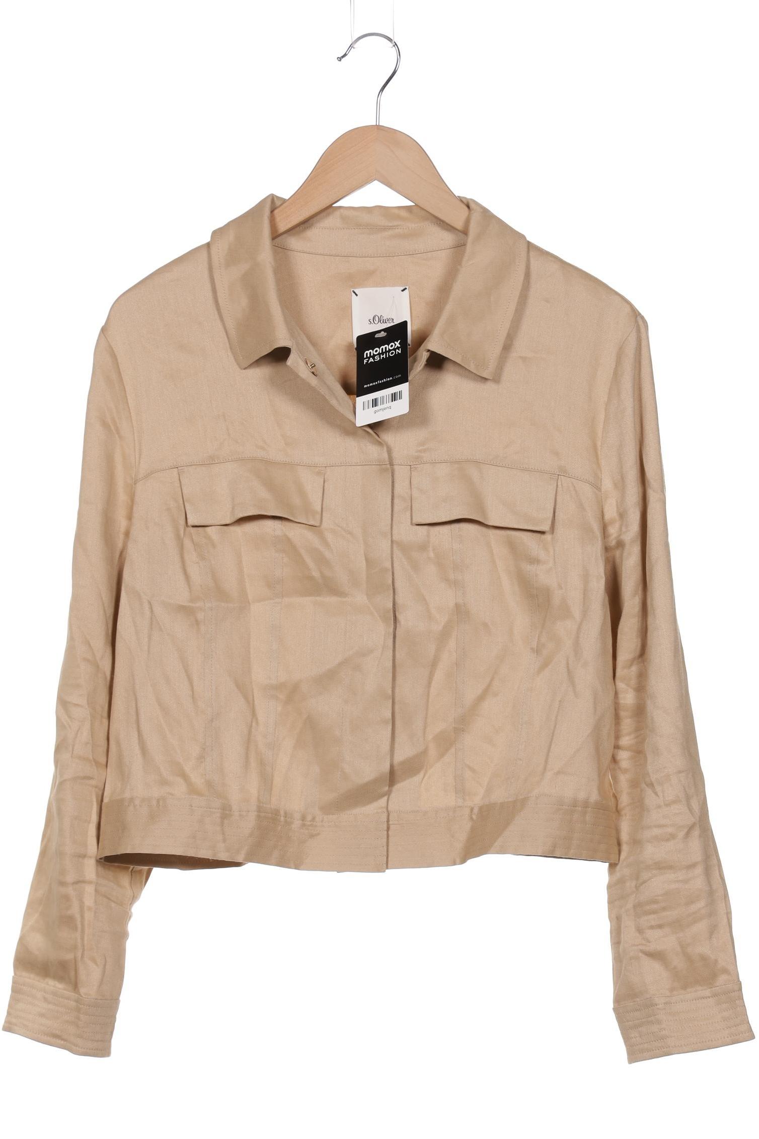 

s.Oliver Damen Jacke, beige, Gr. 40