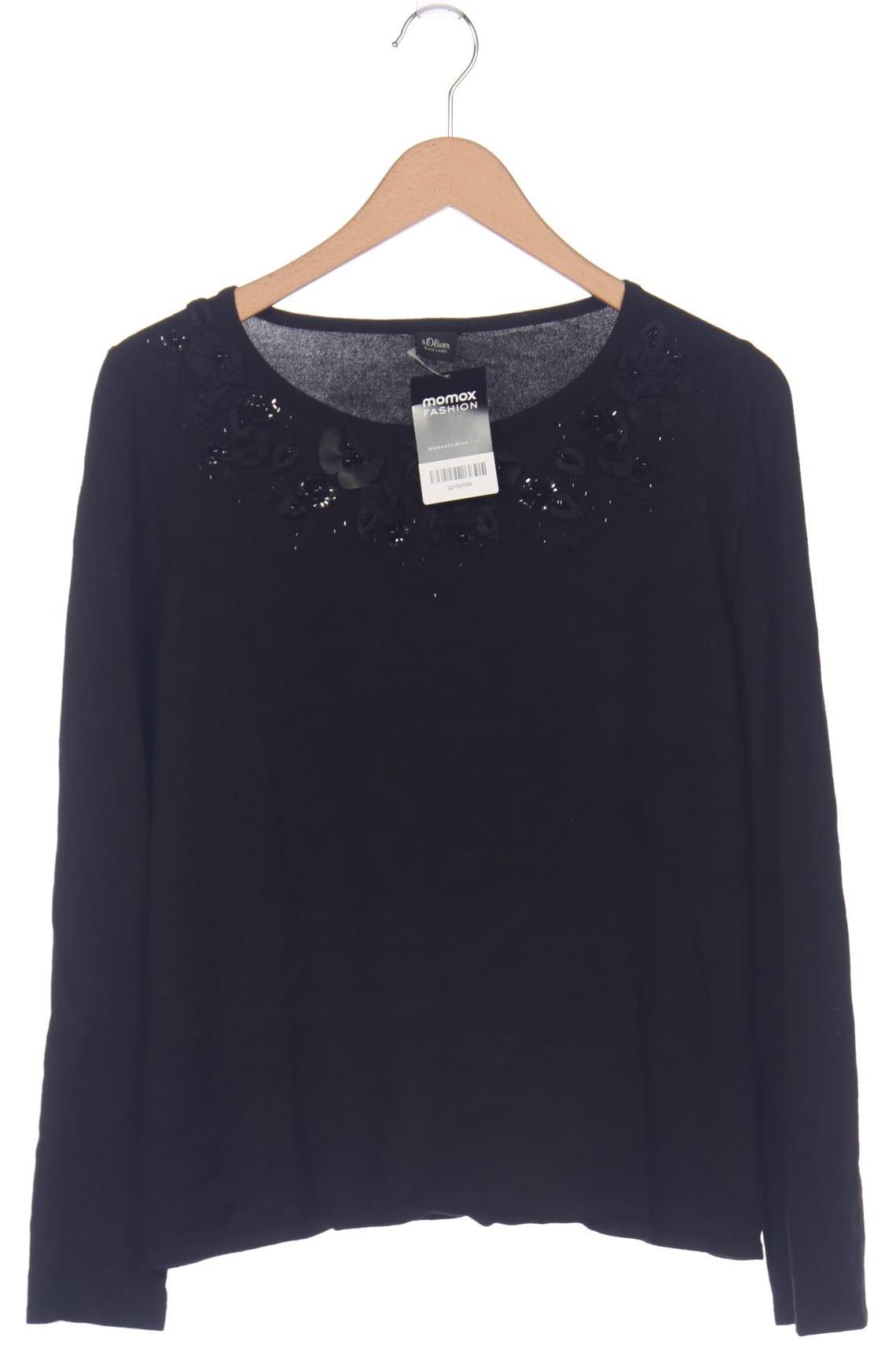 

s.Oliver Damen Pullover, schwarz, Gr. 38