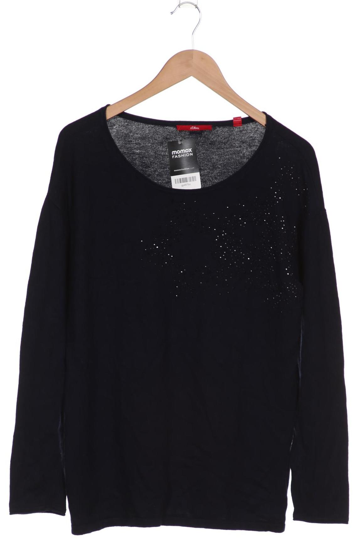 

s.Oliver Damen Pullover, marineblau
