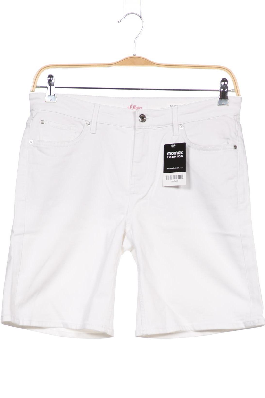 

s.Oliver Damen Shorts, weiß