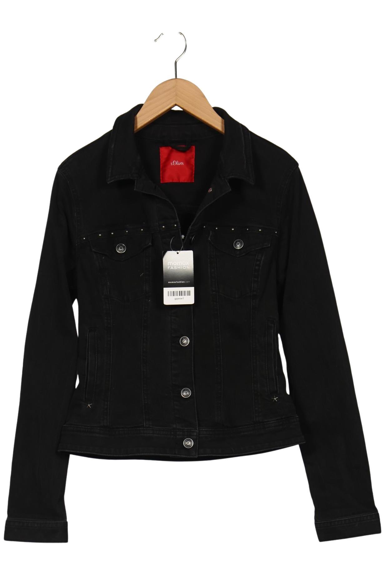 

s.Oliver Damen Jacke, schwarz, Gr. 36