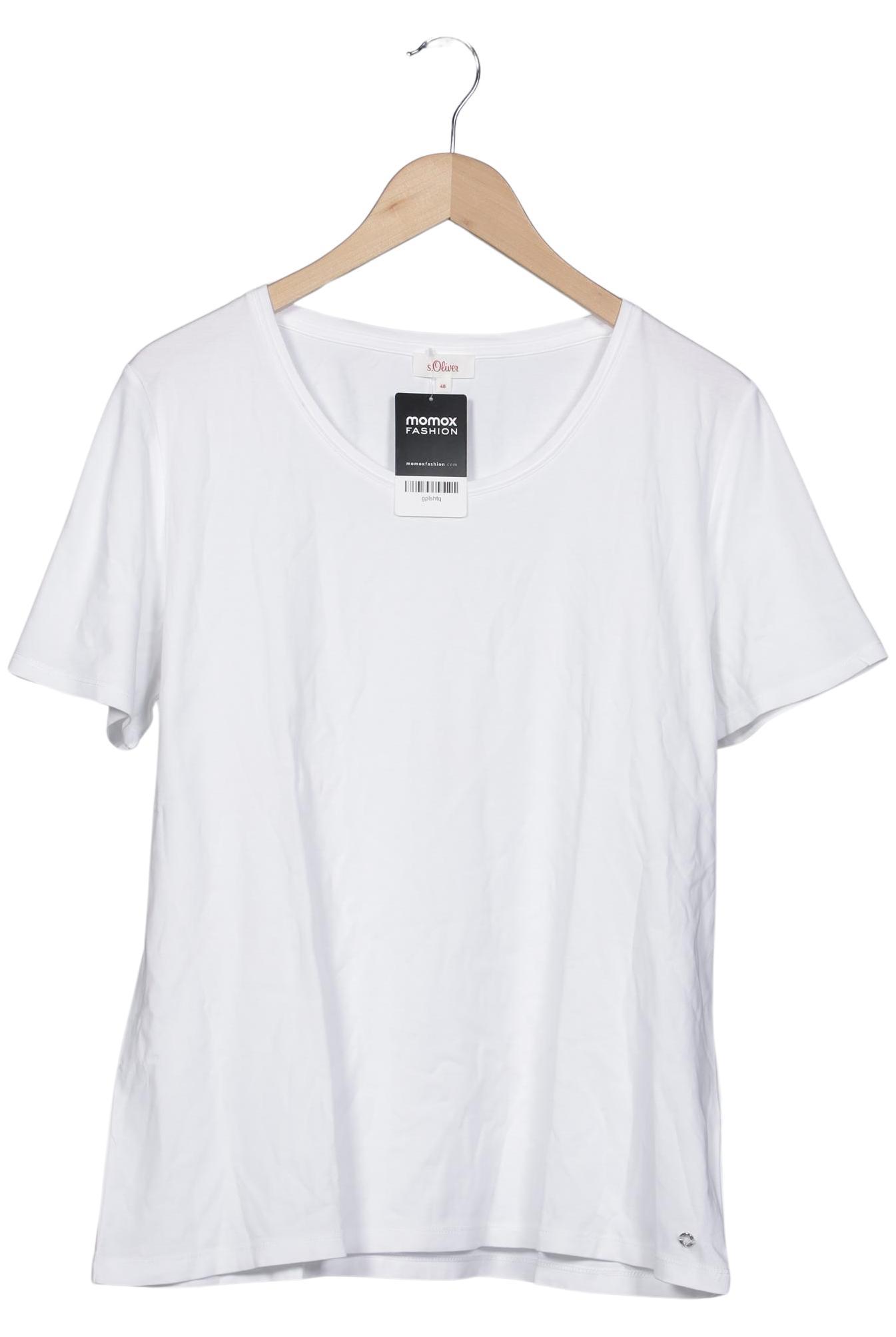 

s.Oliver Damen T-Shirt, weiß, Gr. 48