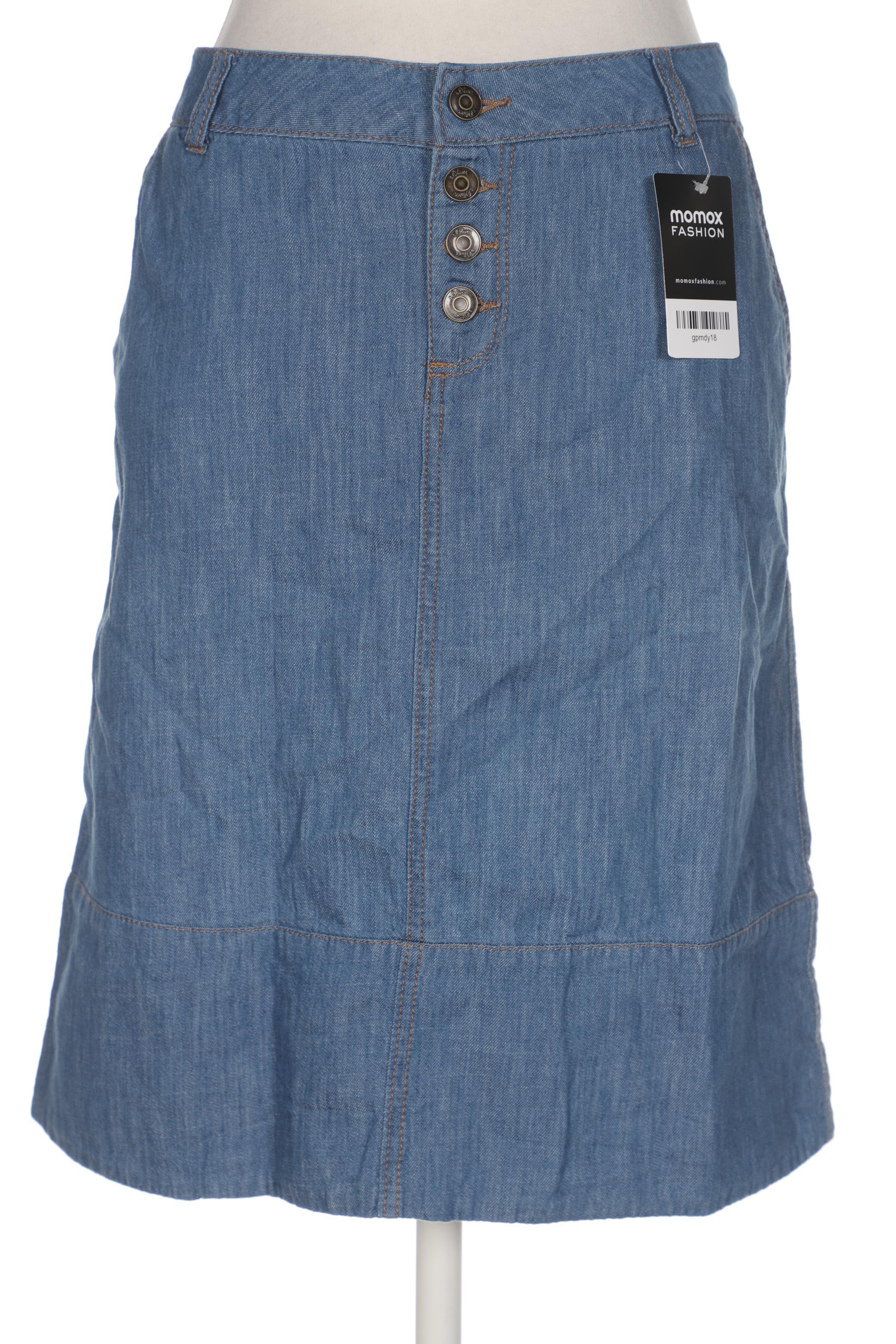

s.Oliver Damen Rock, blau, Gr. 38