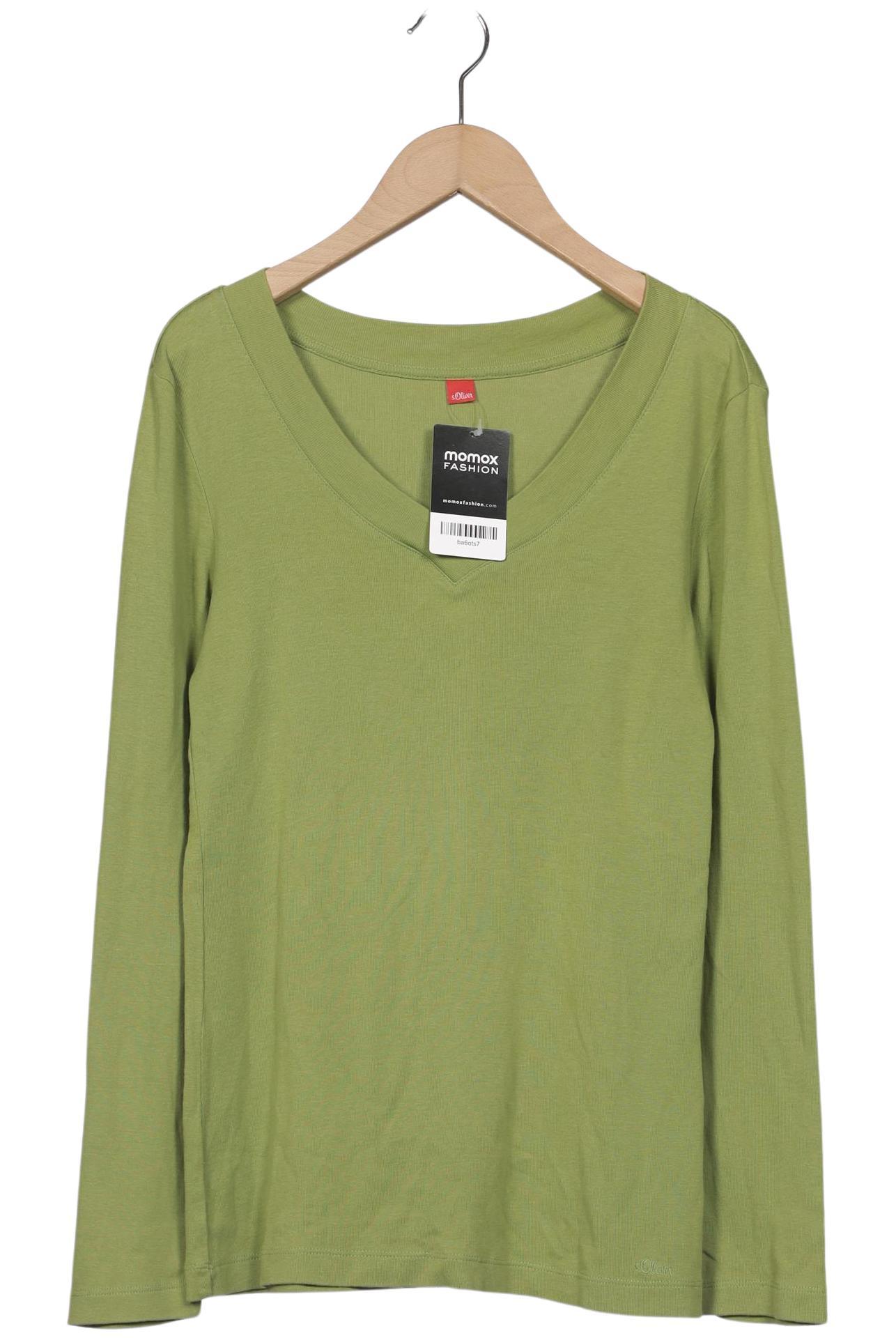 

s.Oliver Damen Langarmshirt, hellgrün, Gr. 40