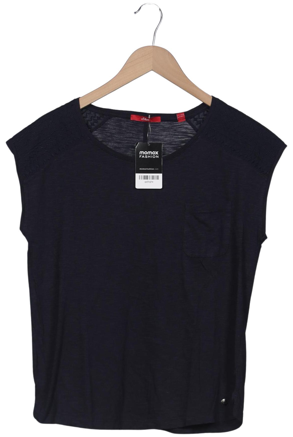 

s.Oliver Damen T-Shirt, marineblau, Gr. 36