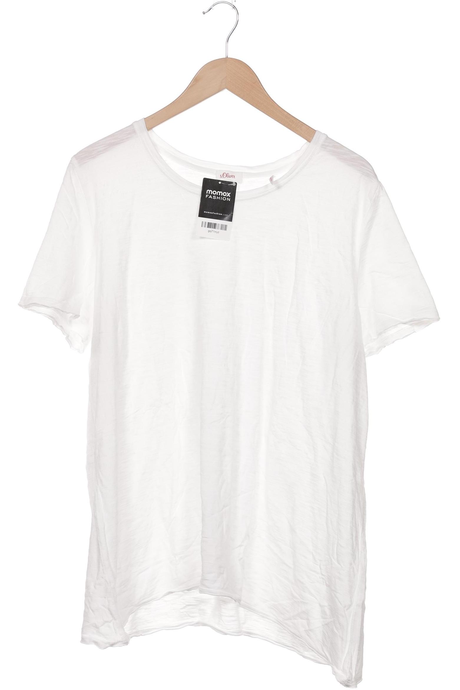 

s.Oliver Damen T-Shirt, weiß, Gr. 48