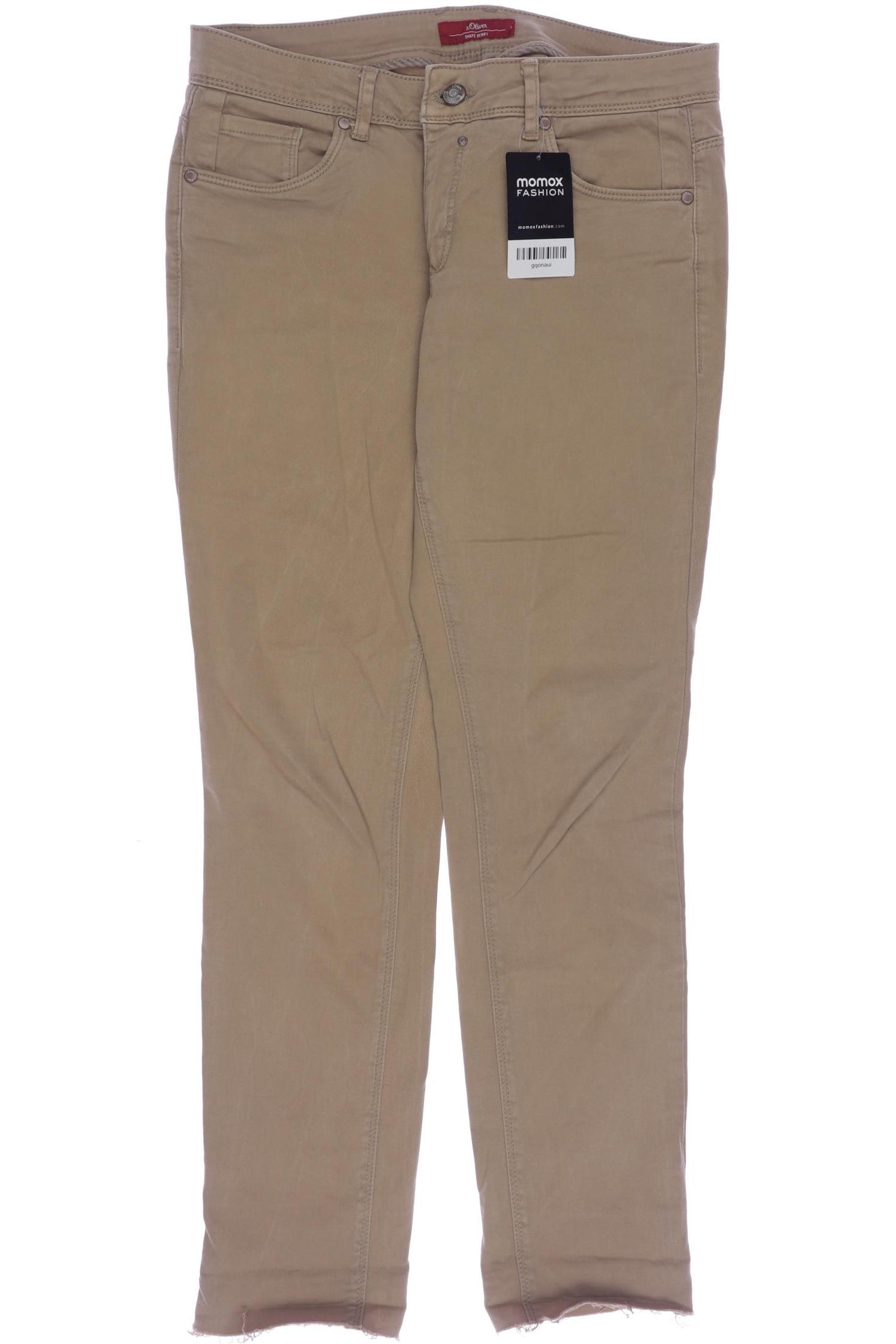 

s.Oliver Damen Stoffhose, beige, Gr. 36