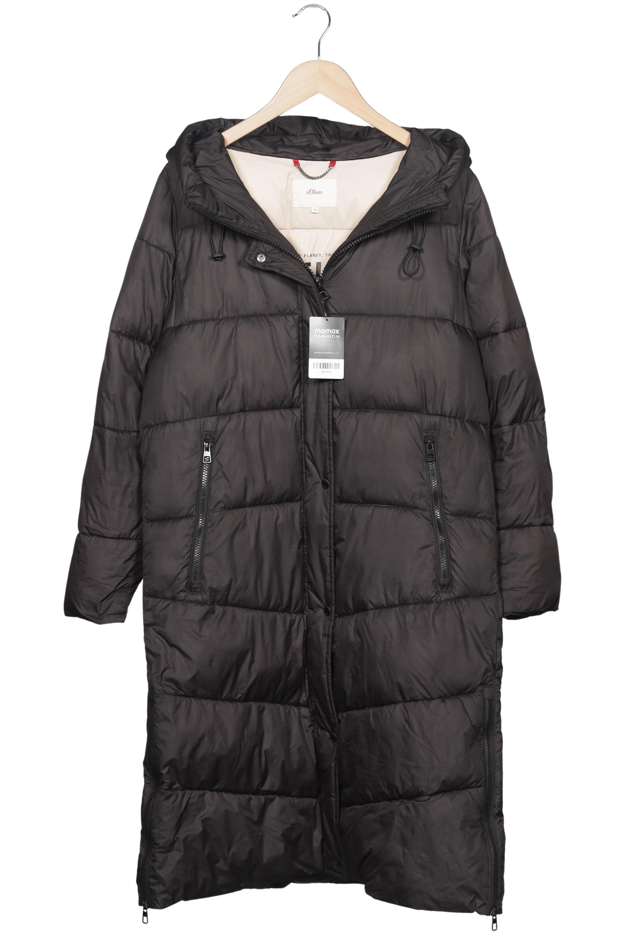 

s.Oliver Damen Mantel, schwarz, Gr. 36