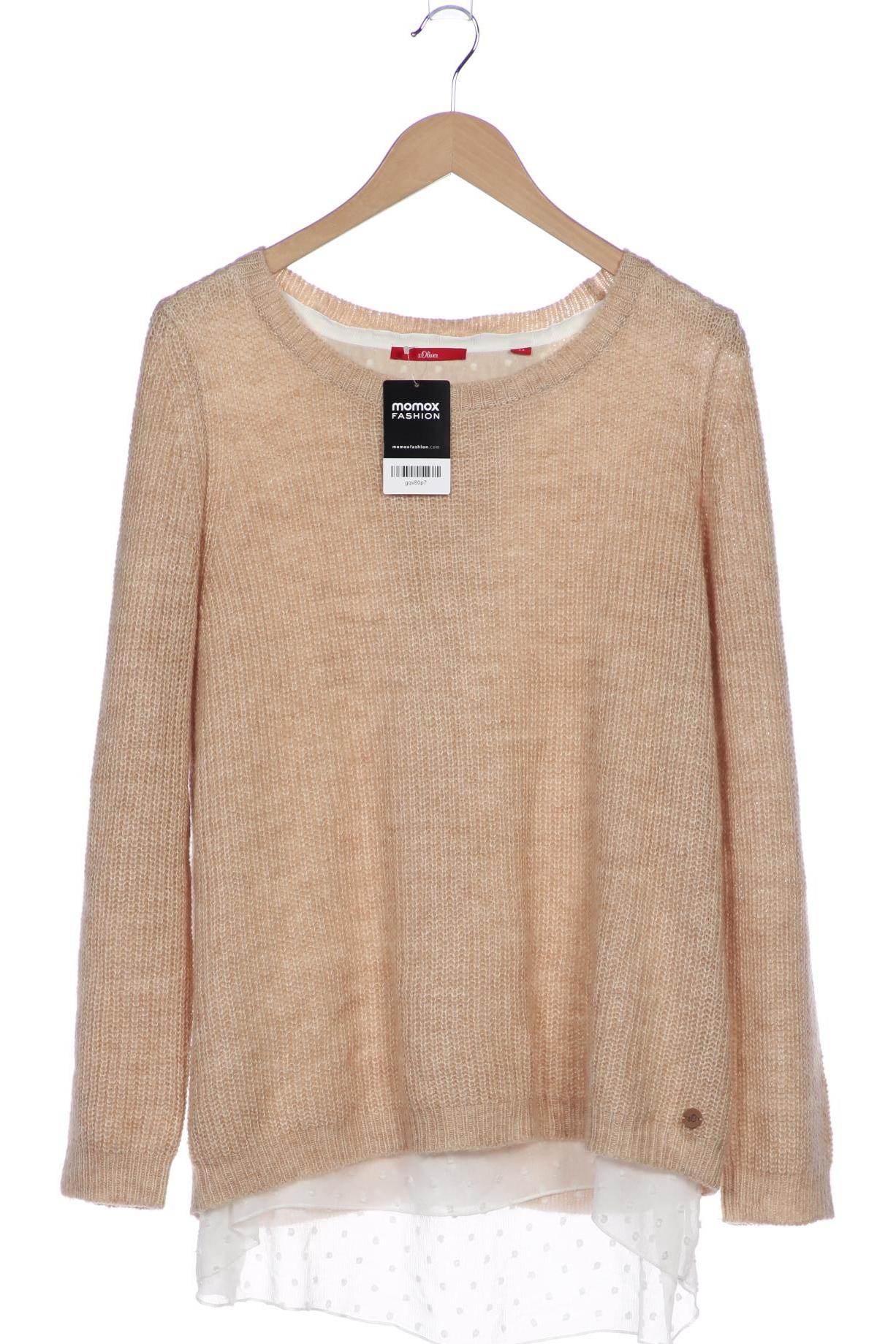 

s.Oliver Damen Pullover, beige, Gr. 44