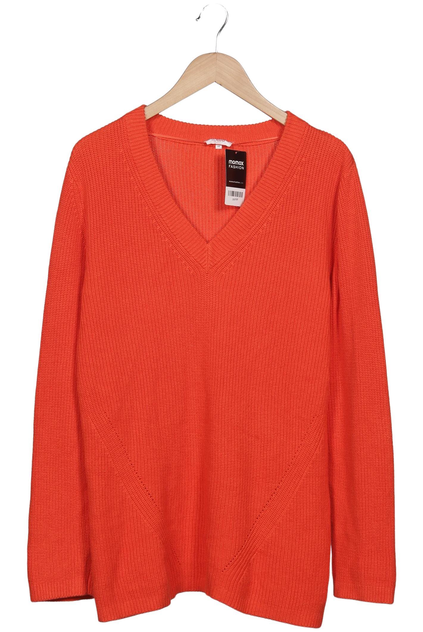 

s.Oliver Damen Pullover, orange, Gr. 44
