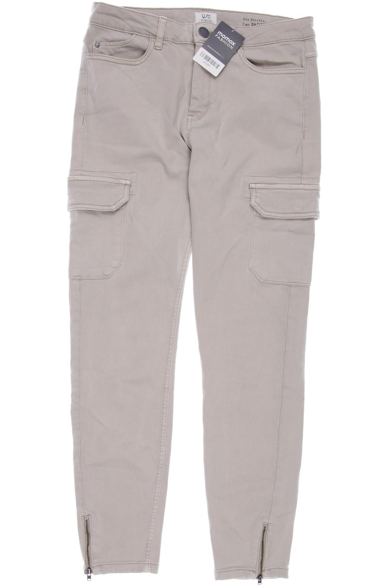 

s.Oliver Damen Stoffhose, cremeweiß