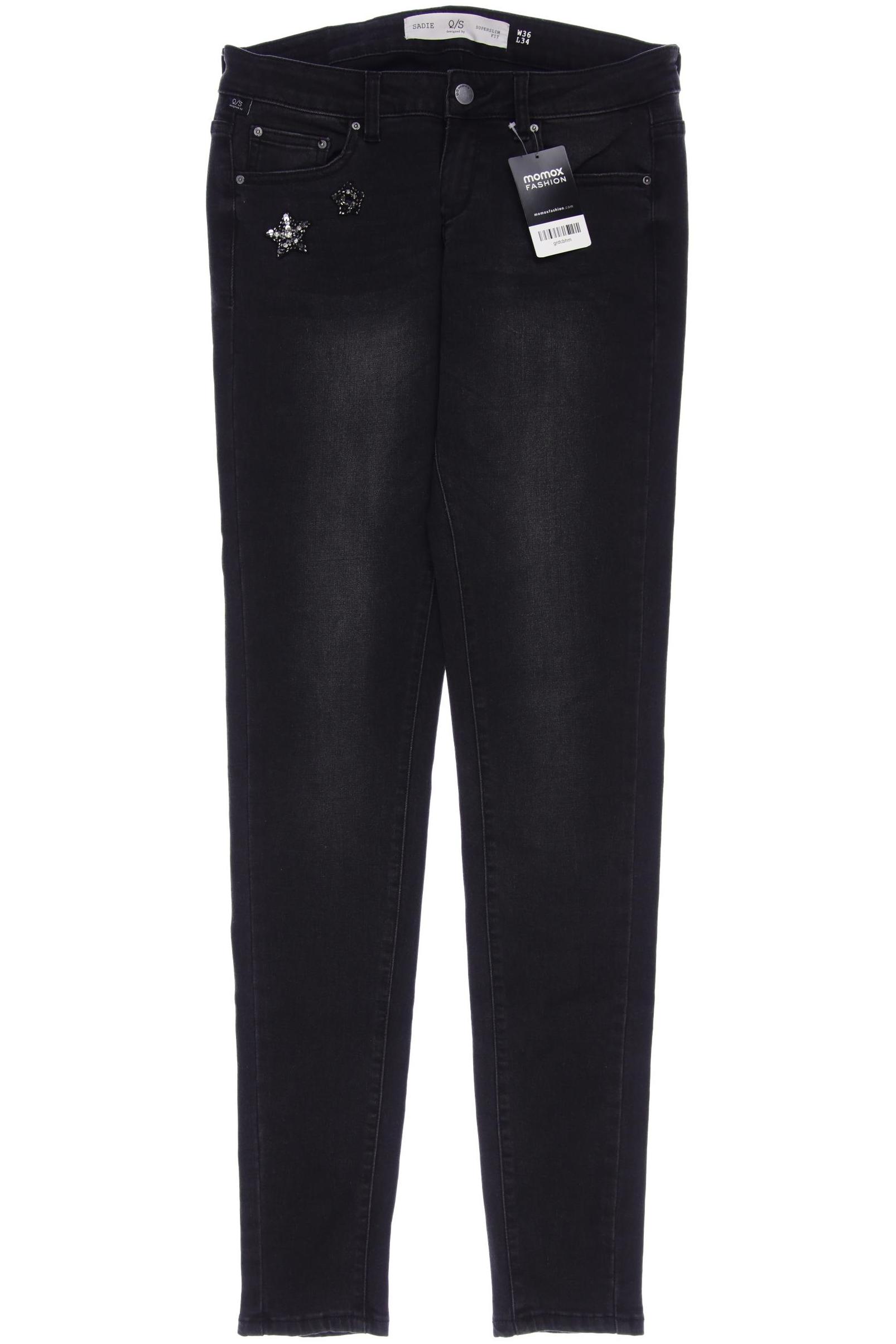 

s.Oliver Damen Jeans, schwarz