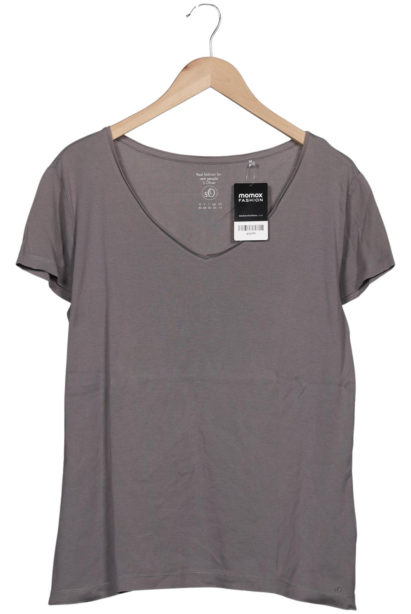 

s.Oliver Damen T-Shirt, grau, Gr. 46