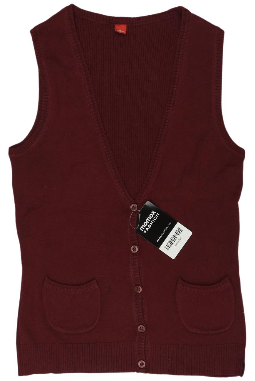 

s.Oliver Damen Strickjacke, bordeaux, Gr. 36