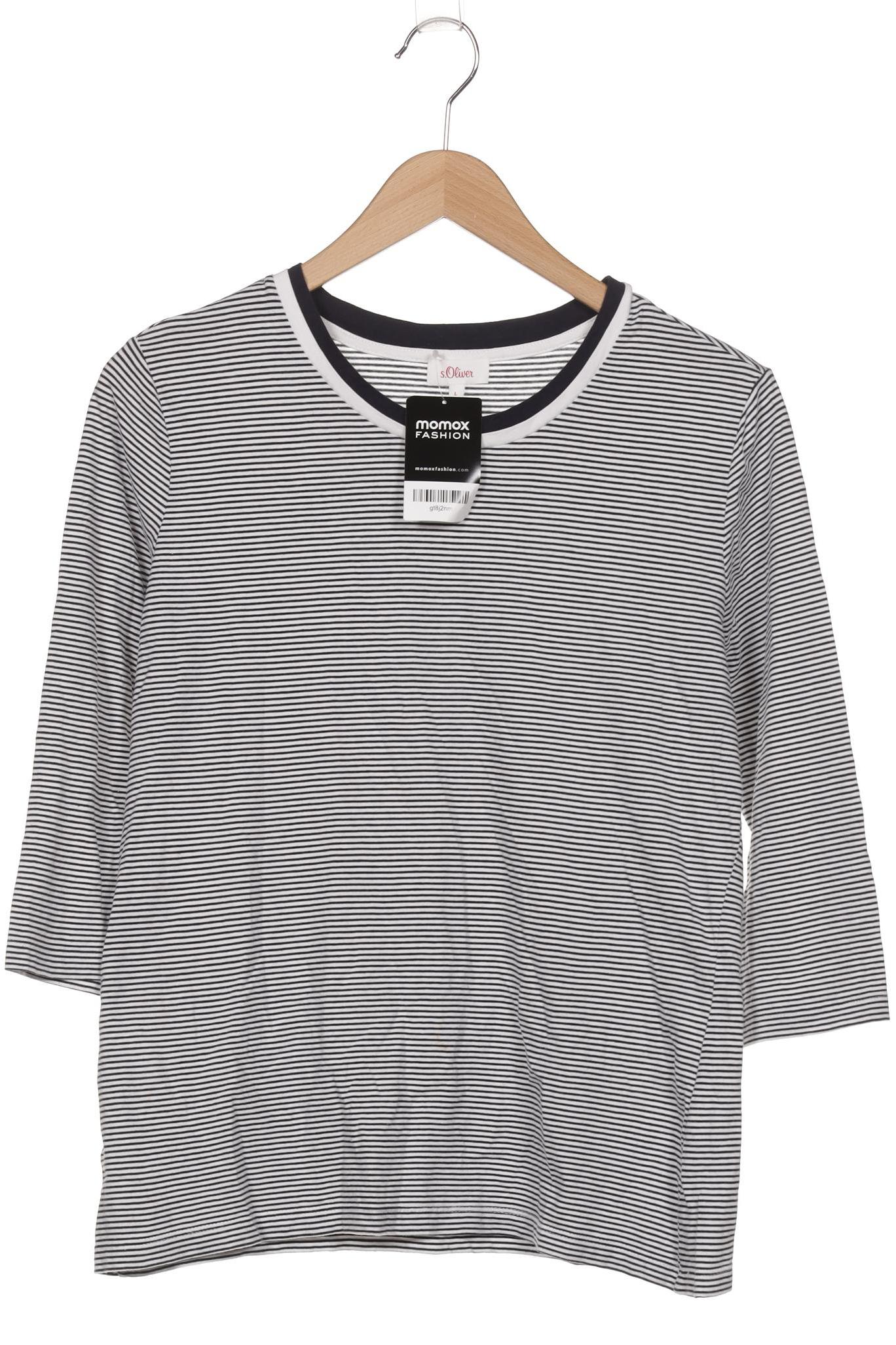 

s.Oliver Damen Langarmshirt, weiß, Gr. 42