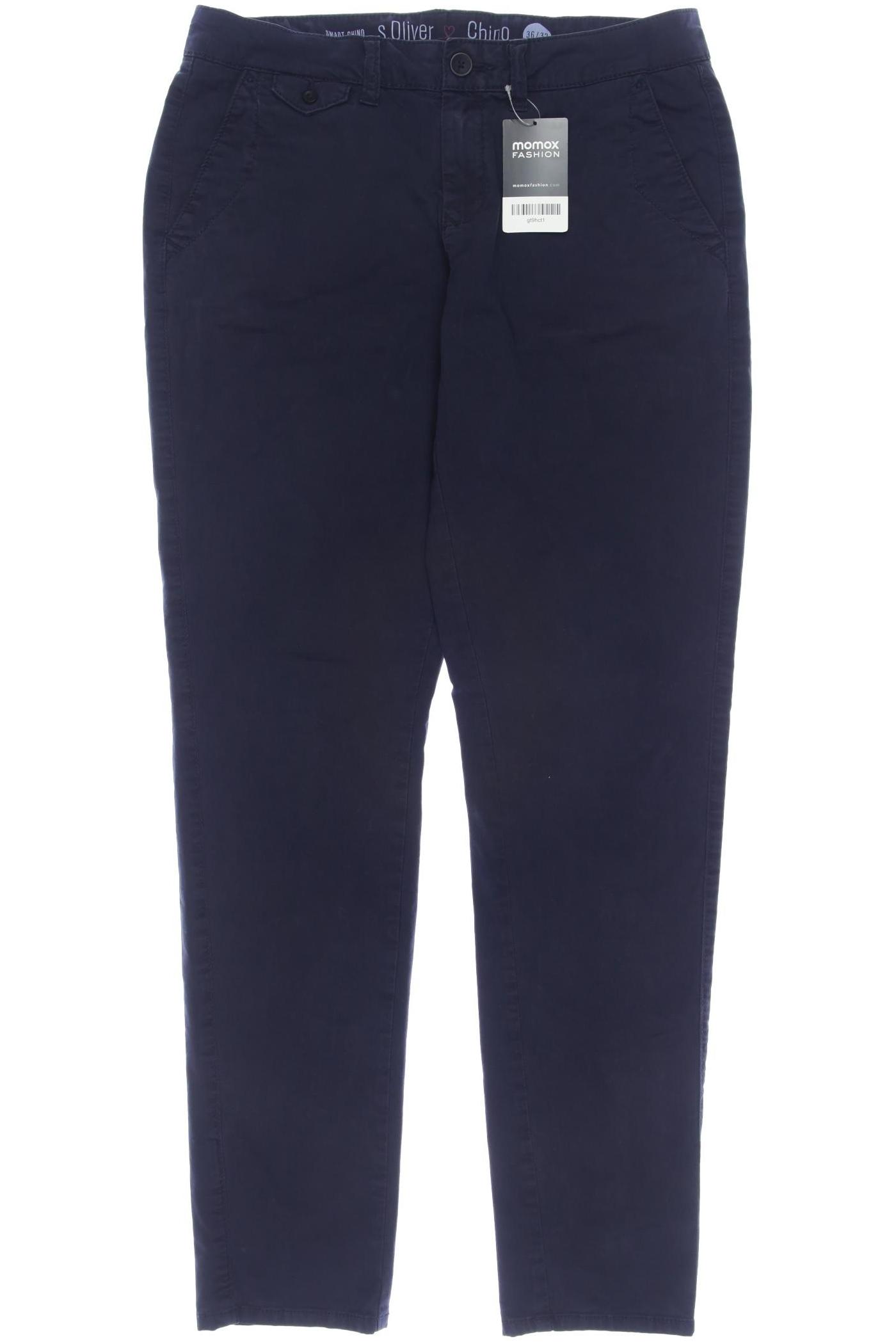 

s.Oliver Damen Stoffhose, marineblau, Gr. 36
