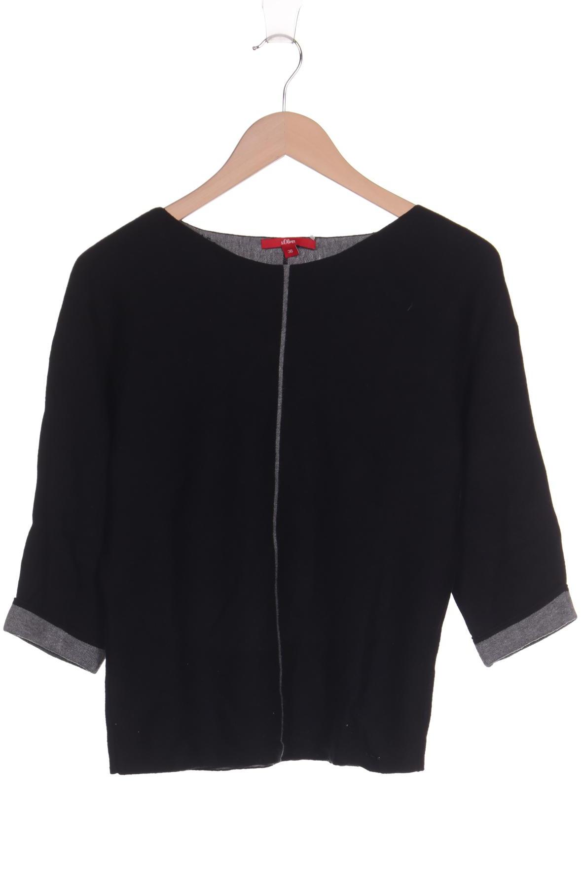 

s.Oliver Damen Pullover, schwarz, Gr. 36