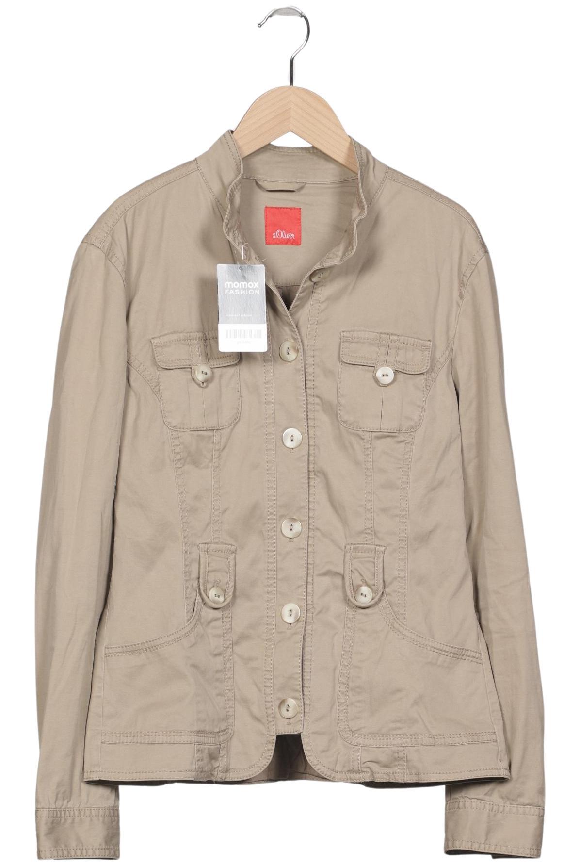 

s.Oliver Damen Jacke, beige, Gr. 38