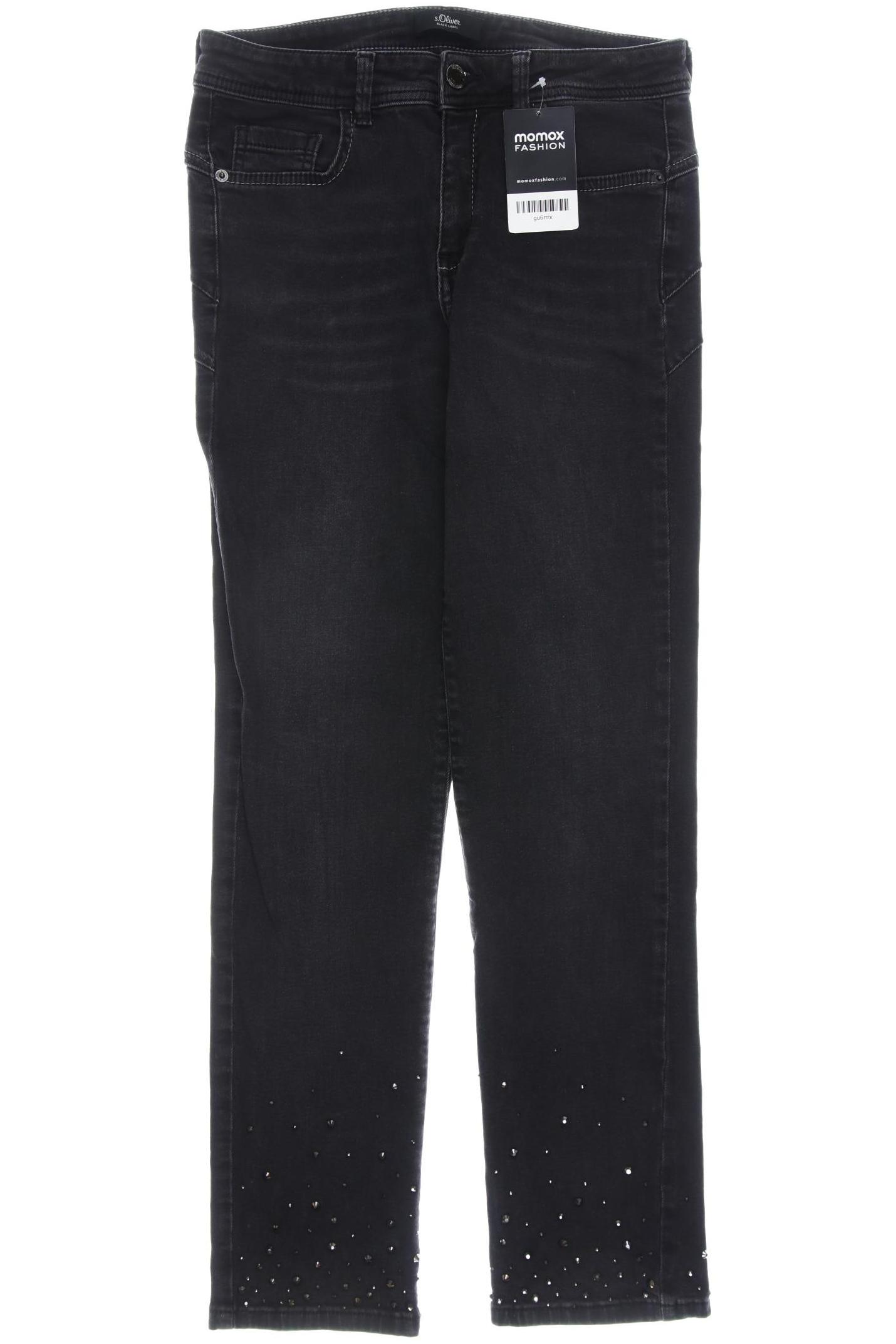 

s.Oliver Damen Jeans, schwarz, Gr. 34
