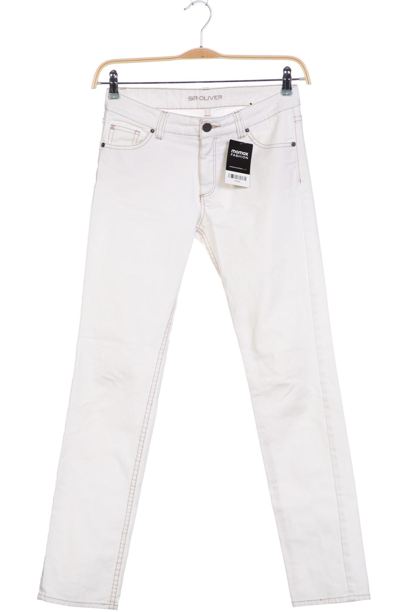 

s.Oliver Damen Jeans, weiß