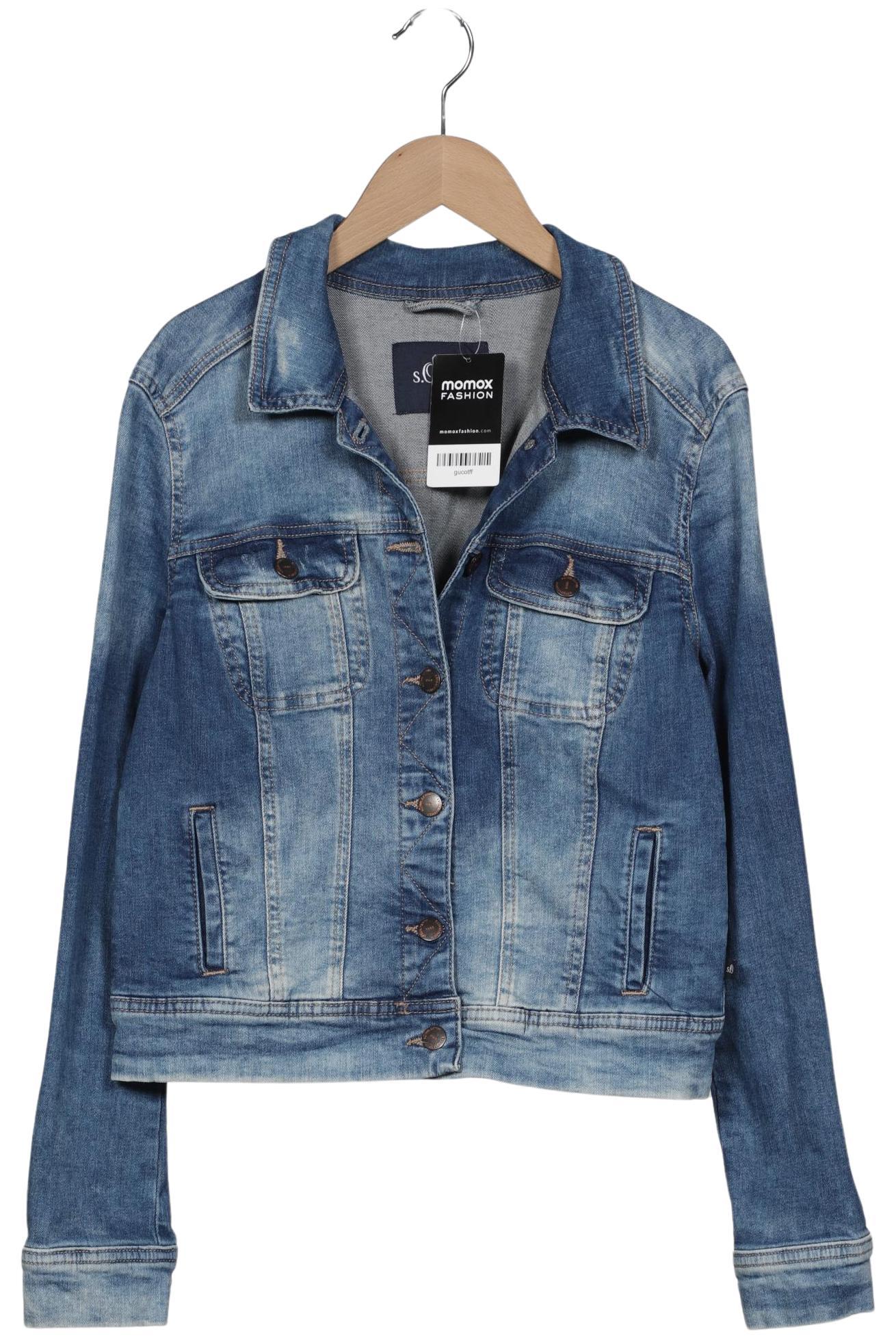 

s.Oliver Damen Jacke, blau, Gr. 38