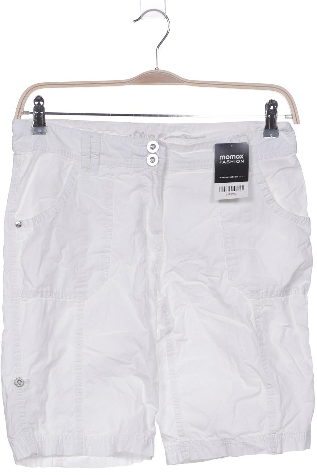 

s.Oliver Damen Shorts, weiß, Gr. 38
