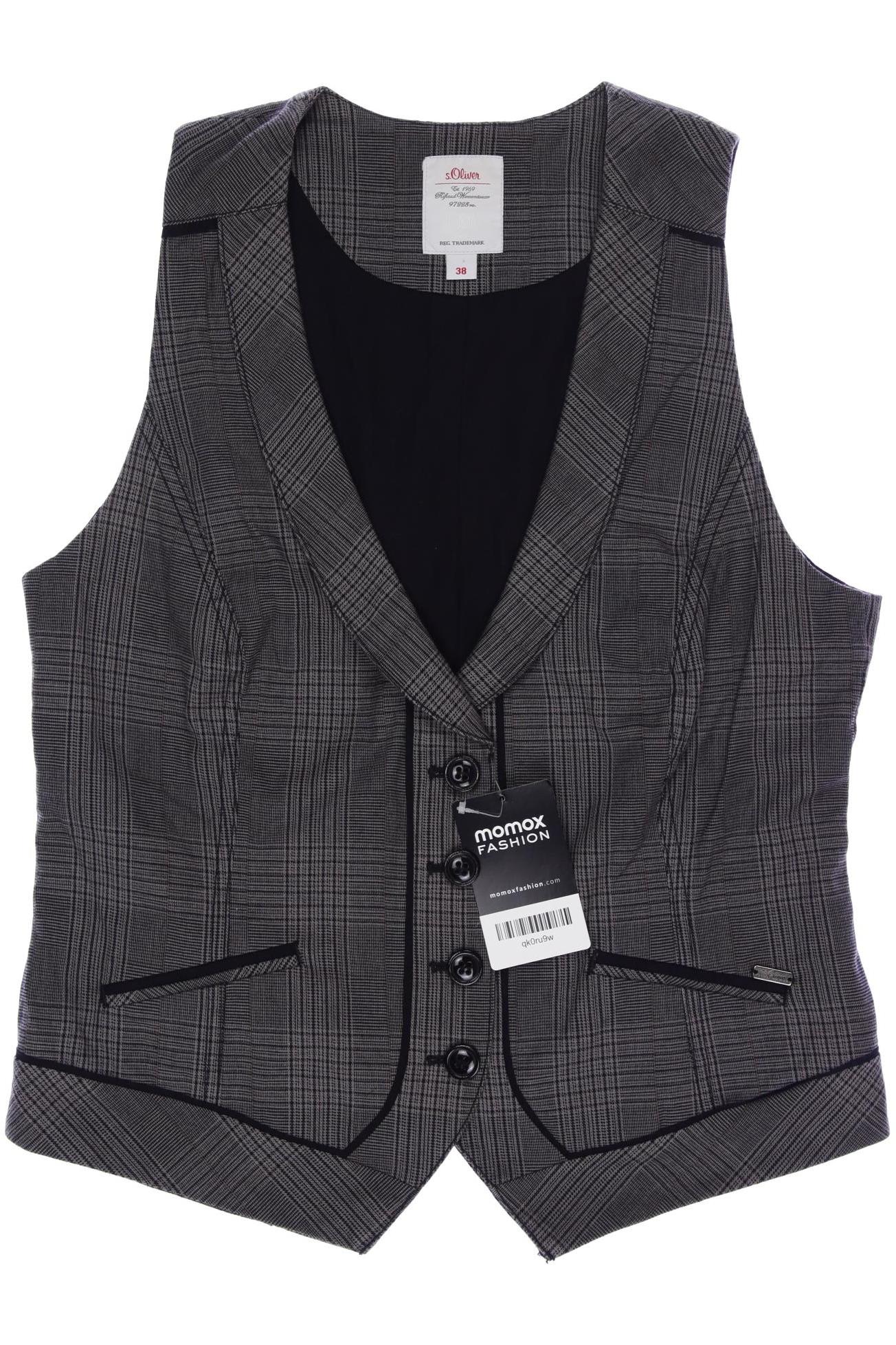 

s.Oliver Damen Weste, grau, Gr. 38