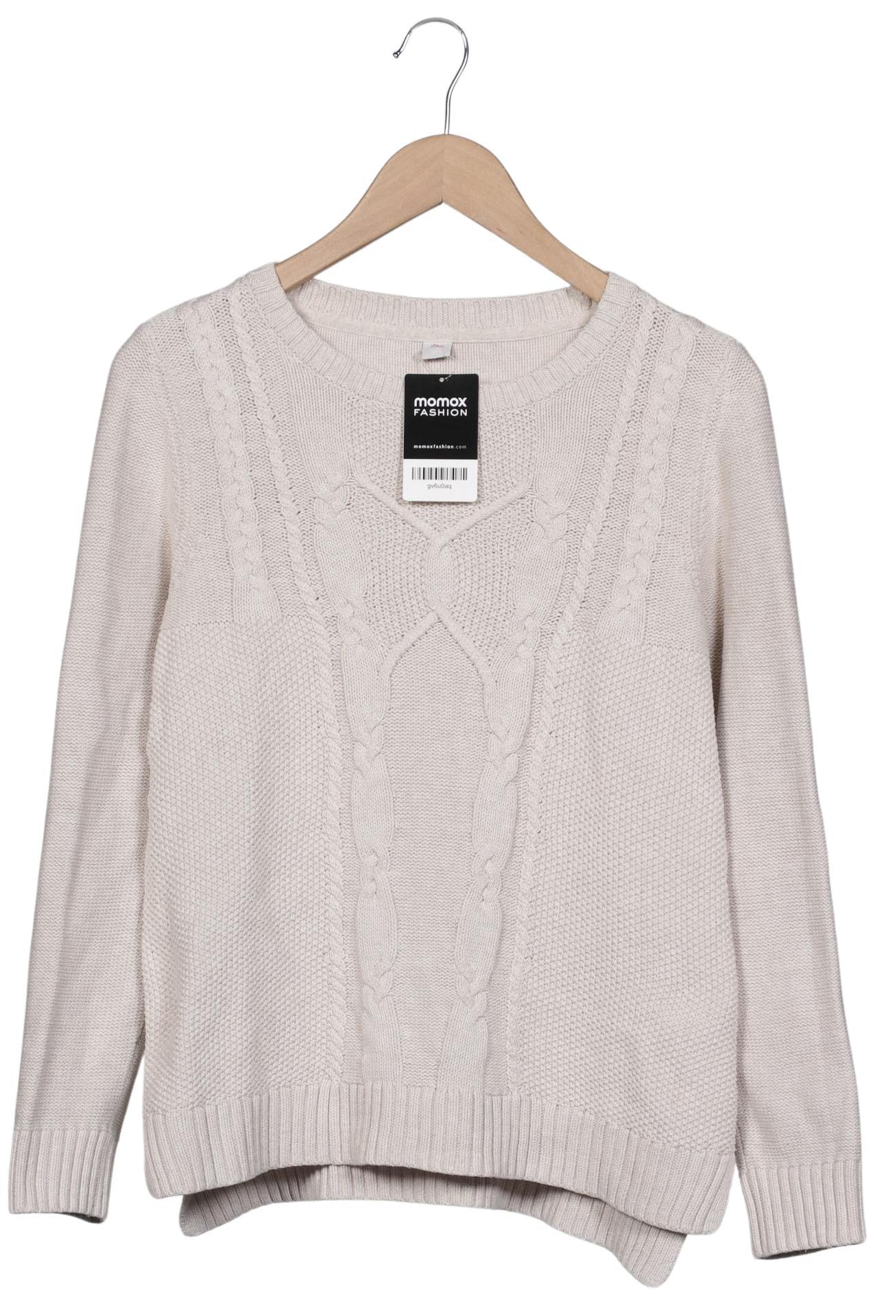 

s.Oliver Damen Pullover, beige, Gr. 40