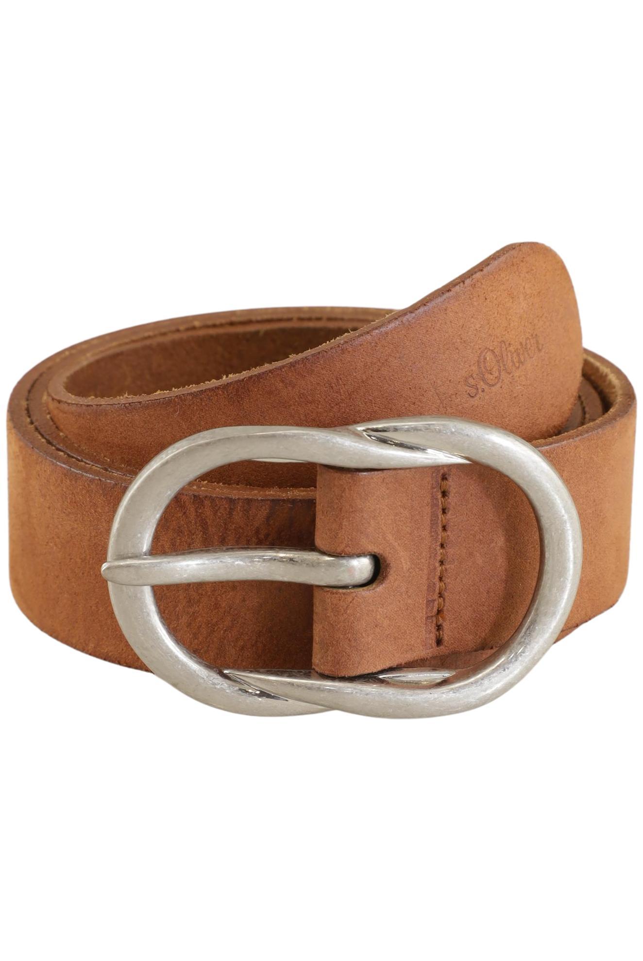 

s.Oliver Damen Gürtel, braun, Gr. 85