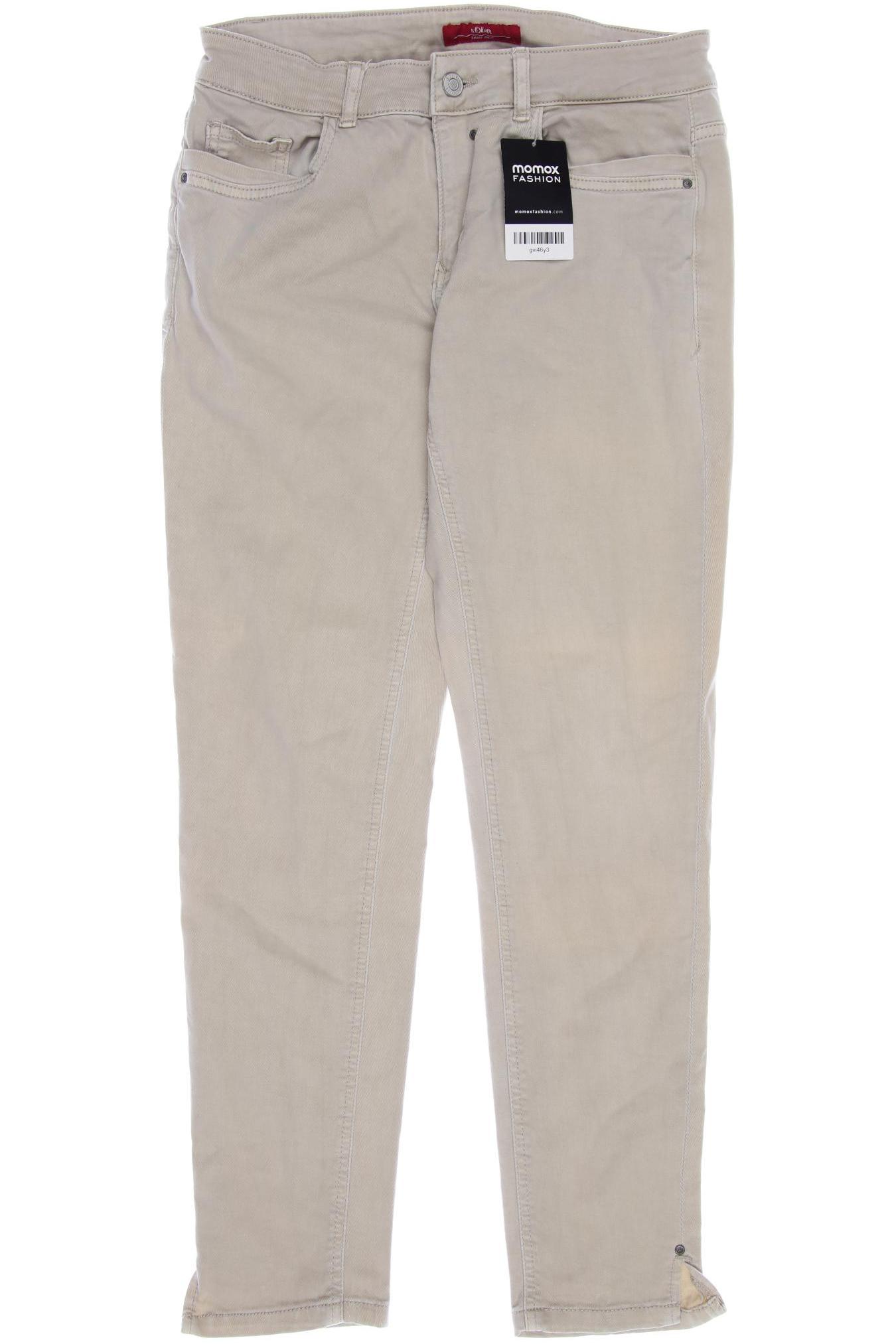 

s.Oliver Damen Jeans, beige