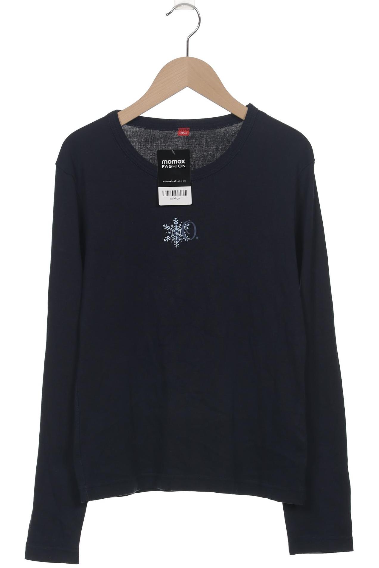 

s.Oliver Damen Langarmshirt, marineblau, Gr. 38