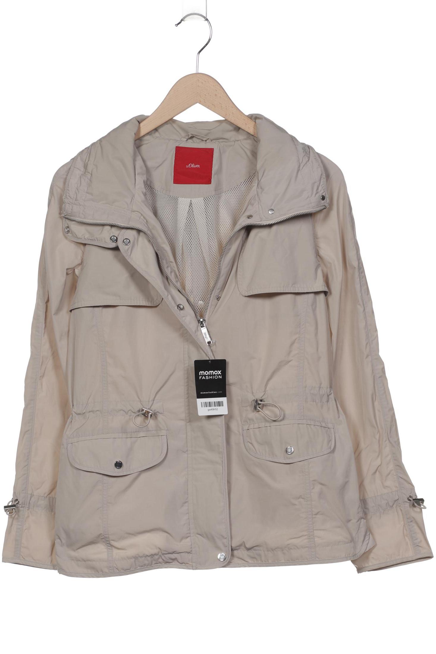 

s.Oliver Damen Jacke, beige, Gr. 38