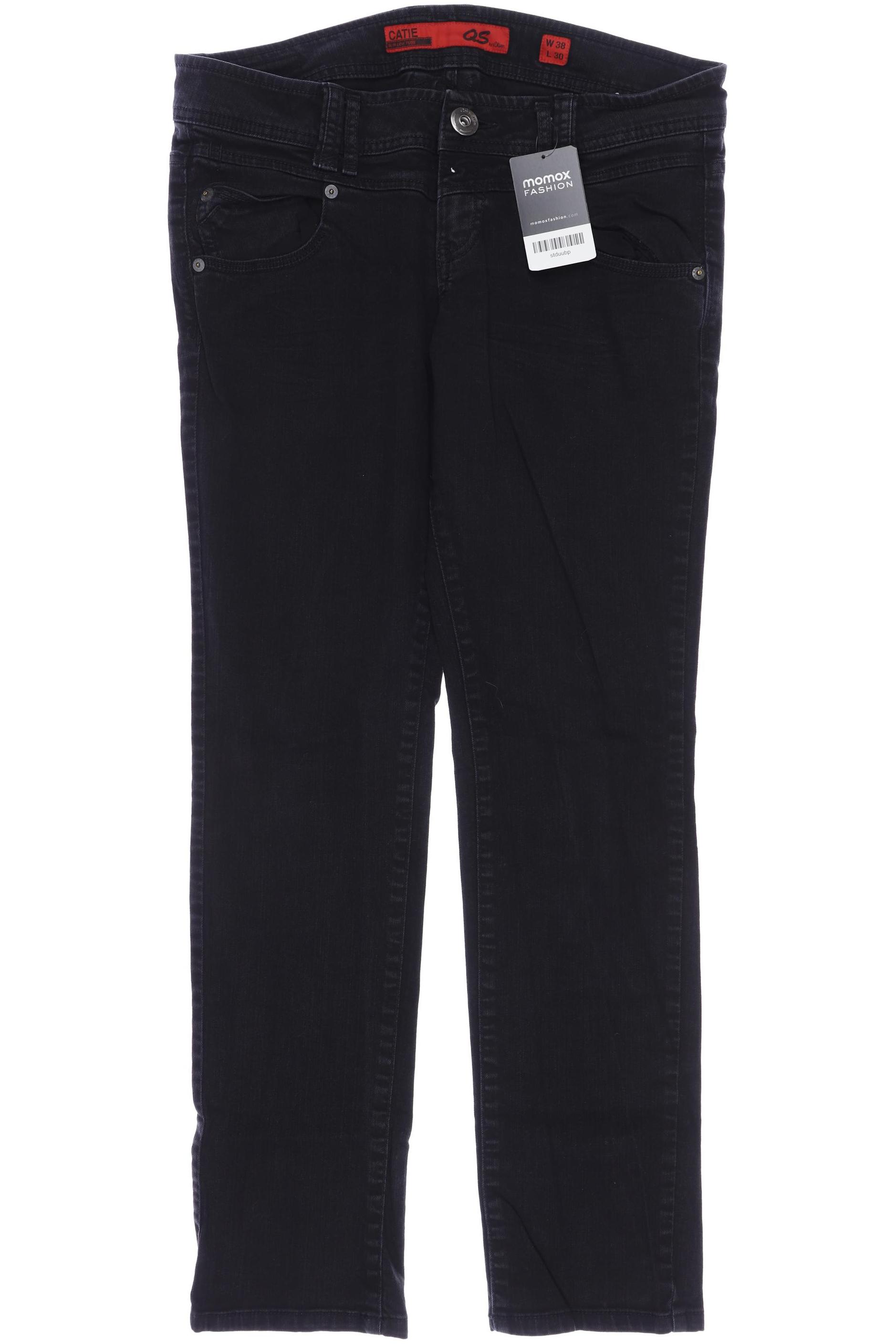 

s.Oliver Damen Jeans, schwarz