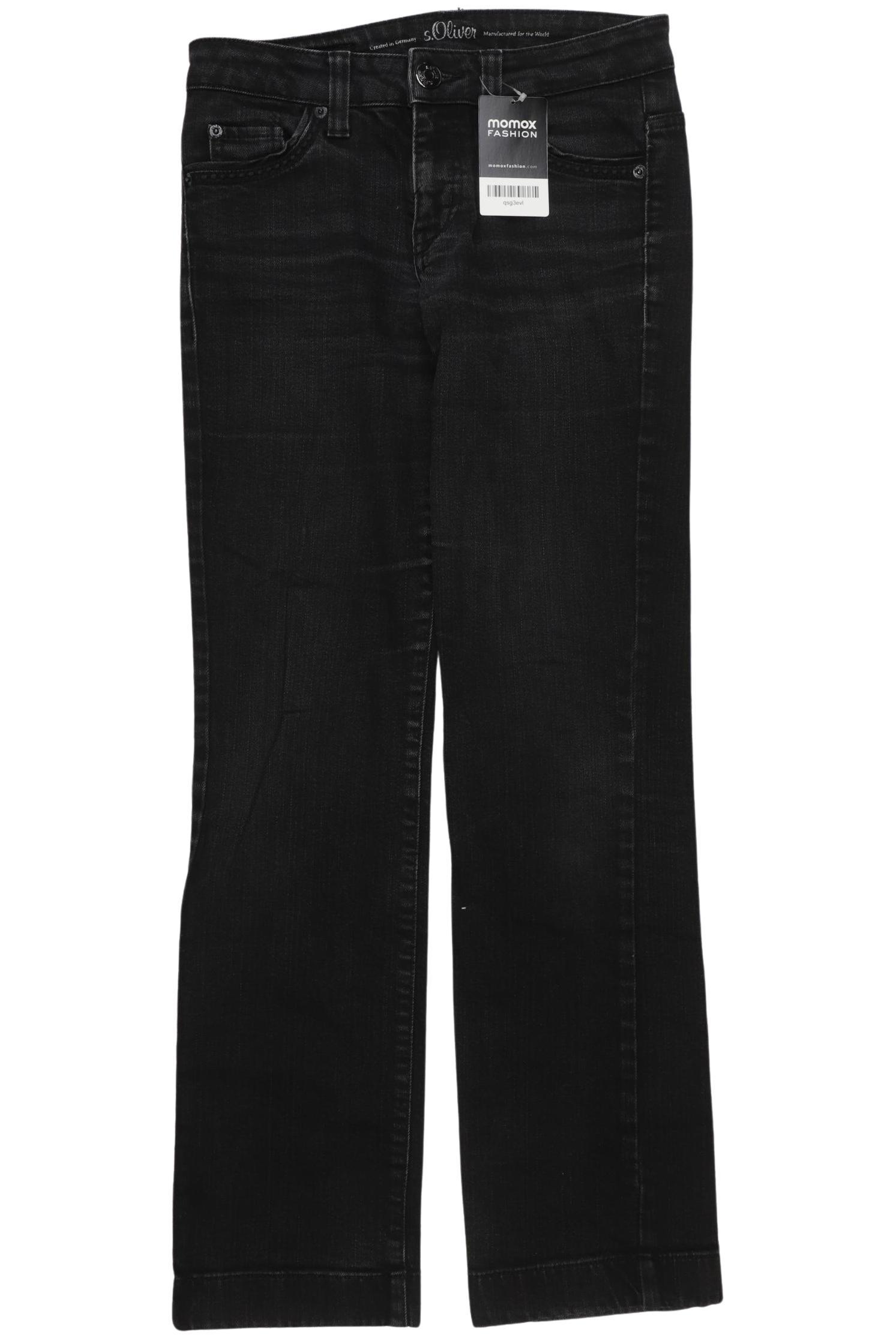 

s.Oliver Damen Jeans, schwarz, Gr. 34