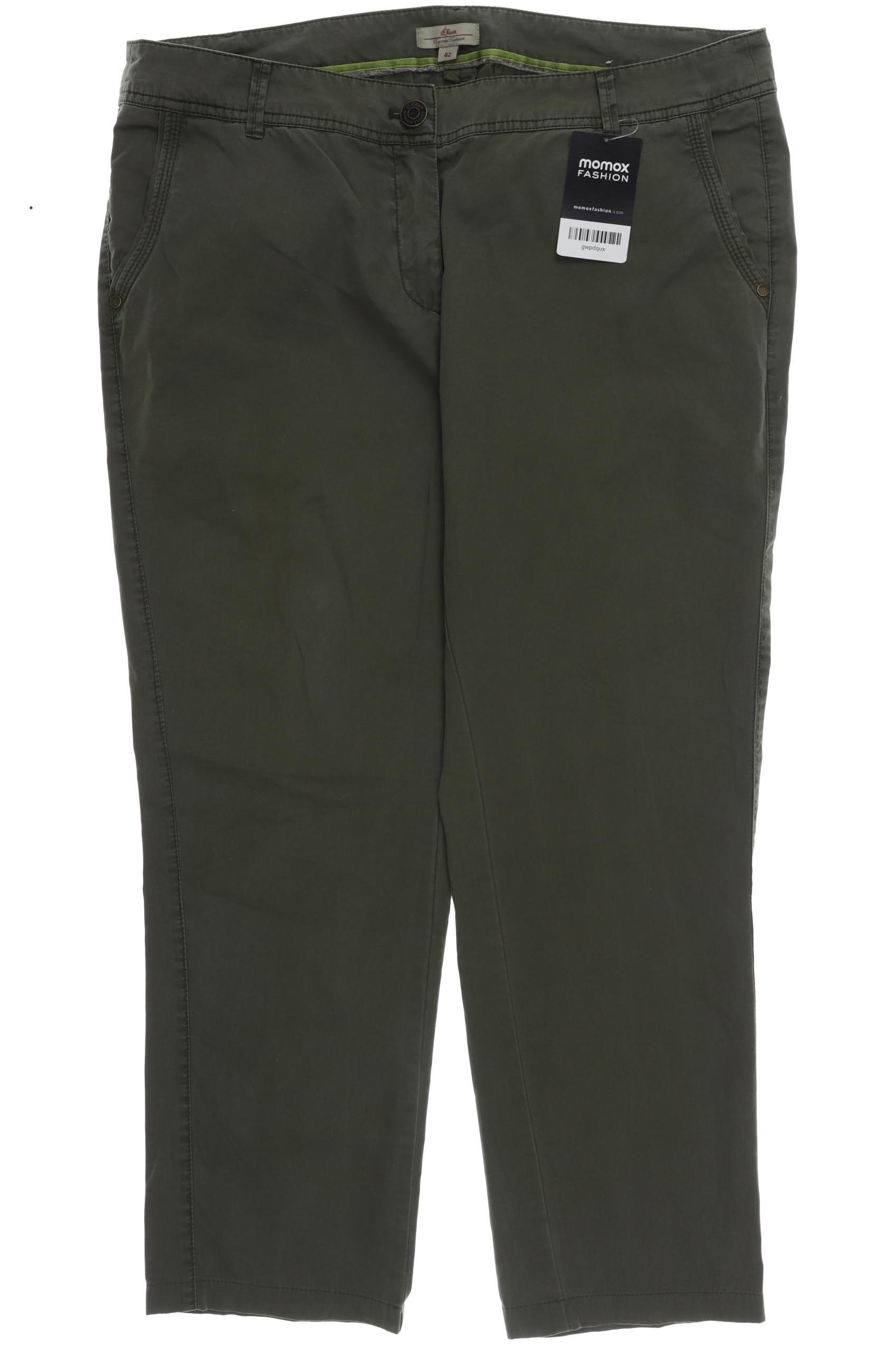 

s.Oliver Damen Stoffhose, grün, Gr. 42