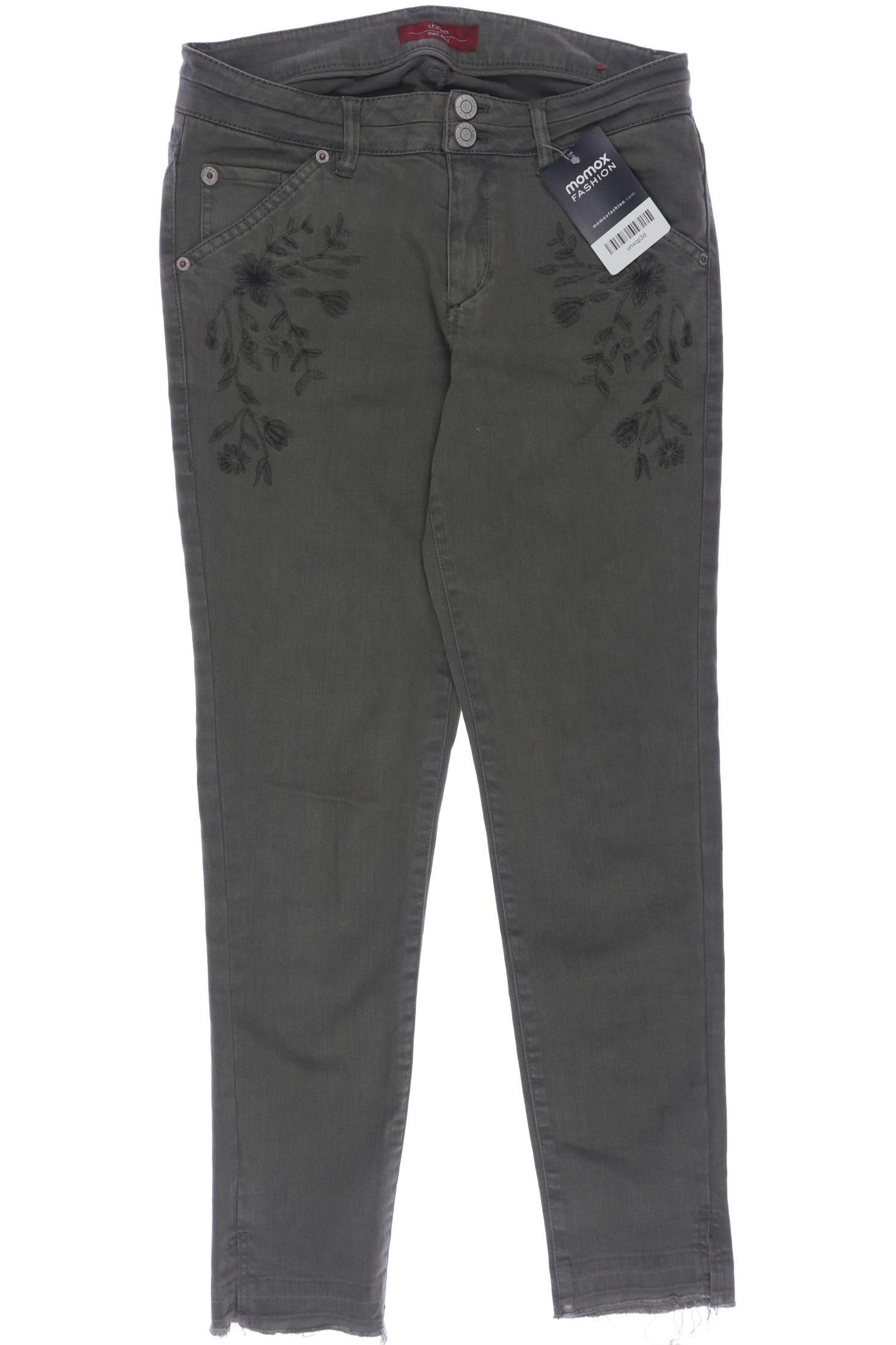 

s.Oliver Damen Jeans, grün, Gr. 34