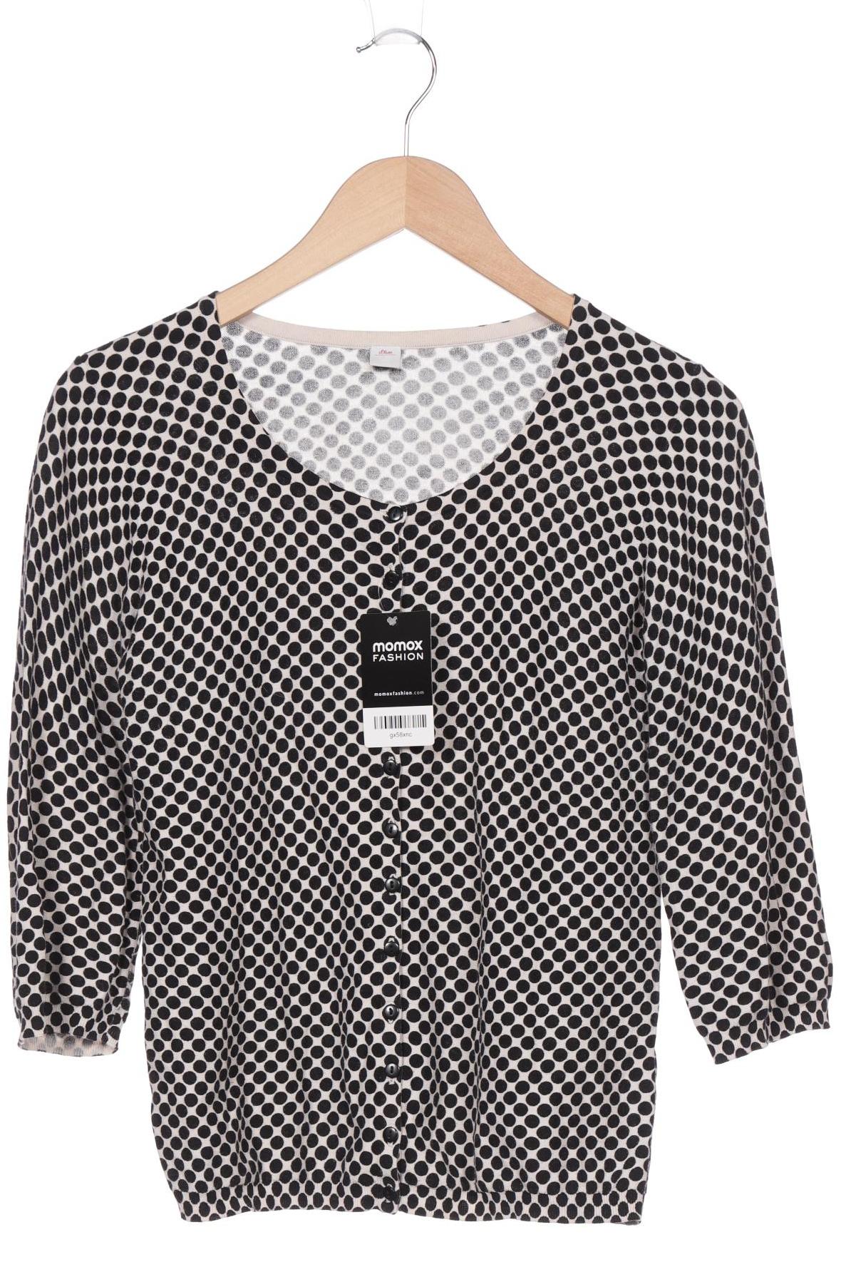 

s.Oliver Damen Strickjacke, schwarz