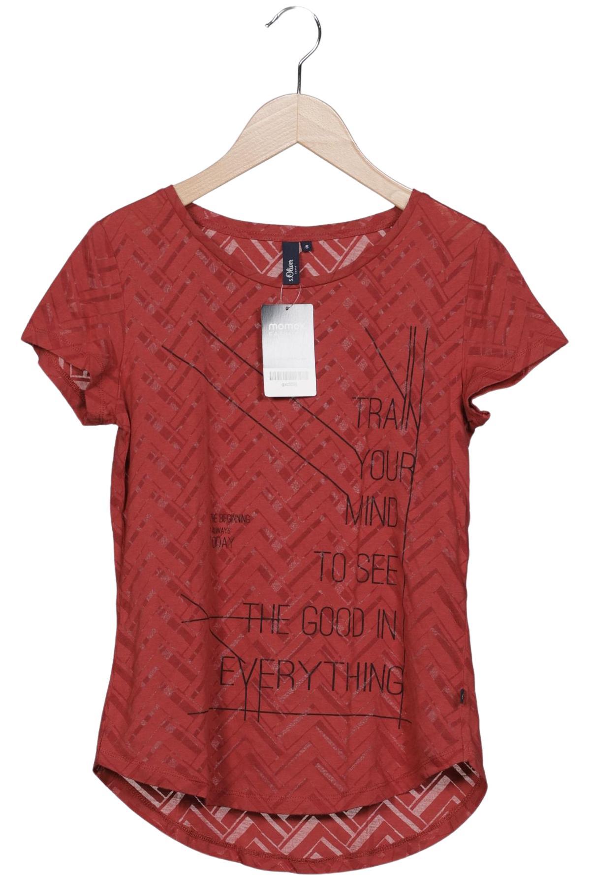 

s.Oliver Damen T-Shirt, rot, Gr. 36