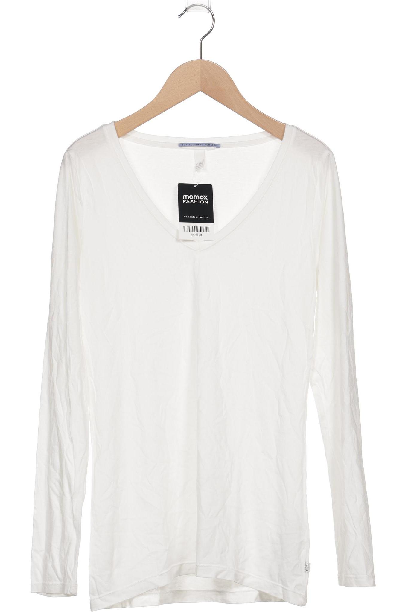 

s.Oliver Damen Langarmshirt, weiß, Gr. 38